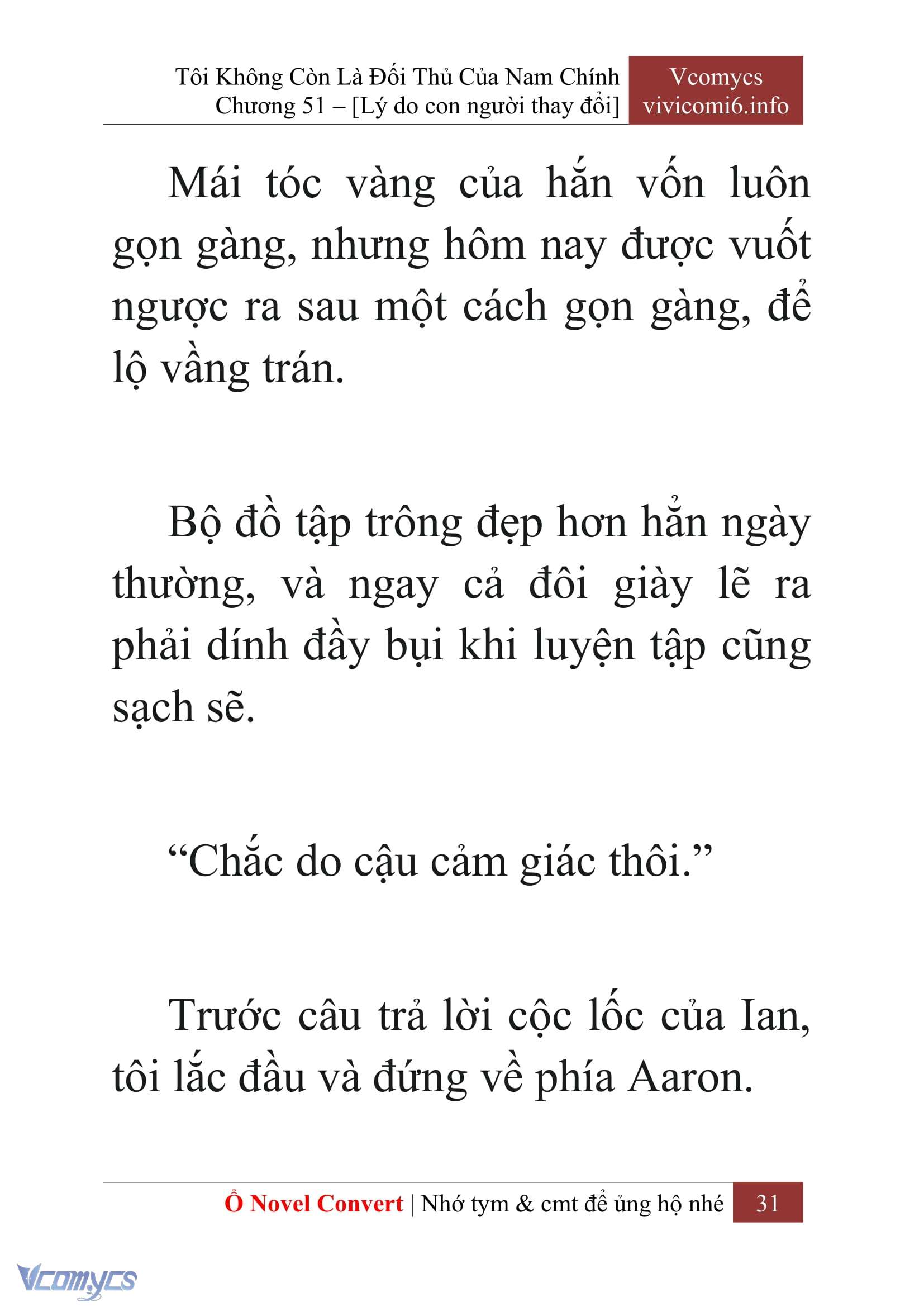 [Novel] Tôi Không Còn Là Đối Thủ Của Nam Chính Chap 51 - Trang 2