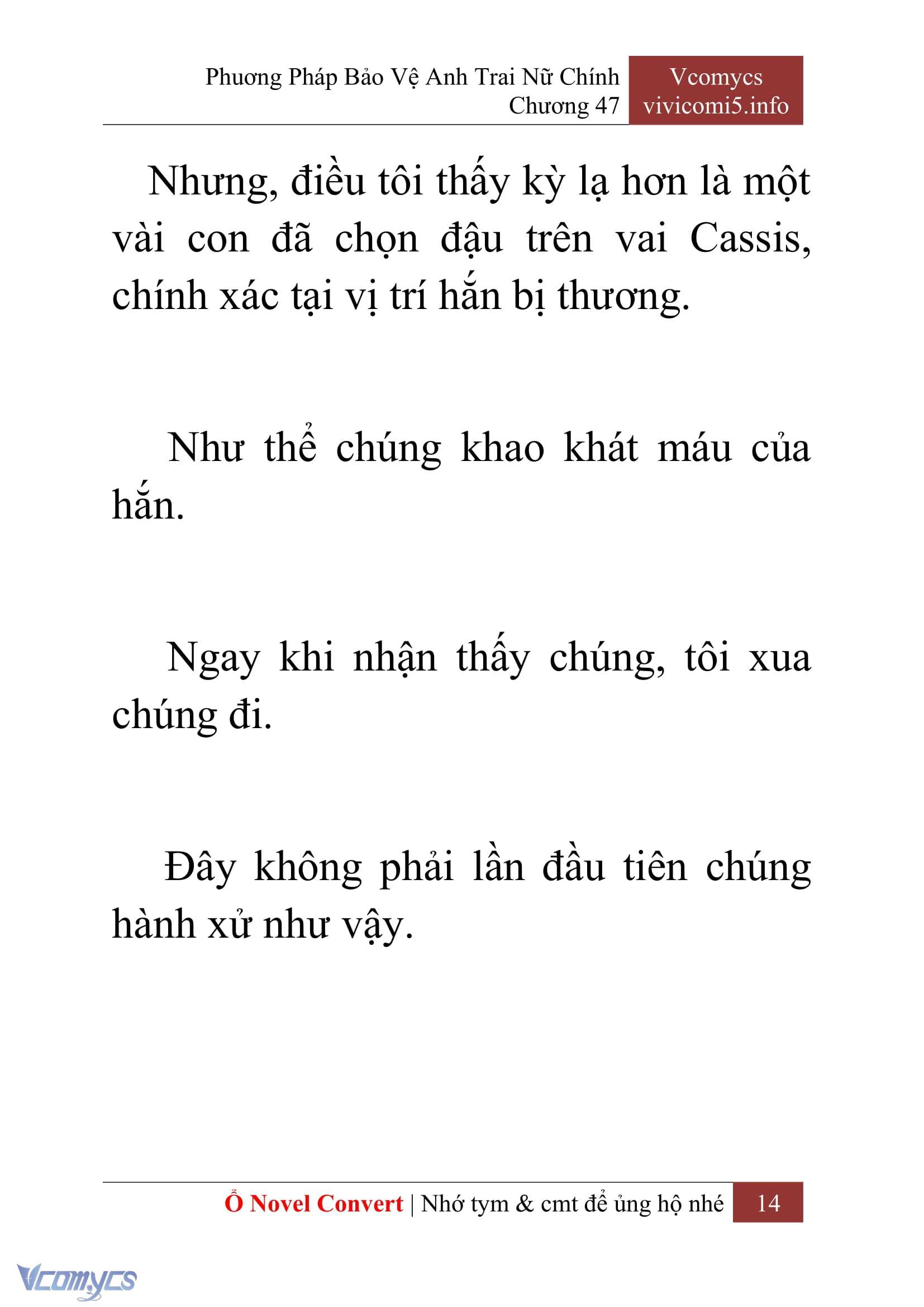 [Novel] Phương Pháp Bảo Vệ Anh Trai Nữ Chính Chap 47 - Trang 2