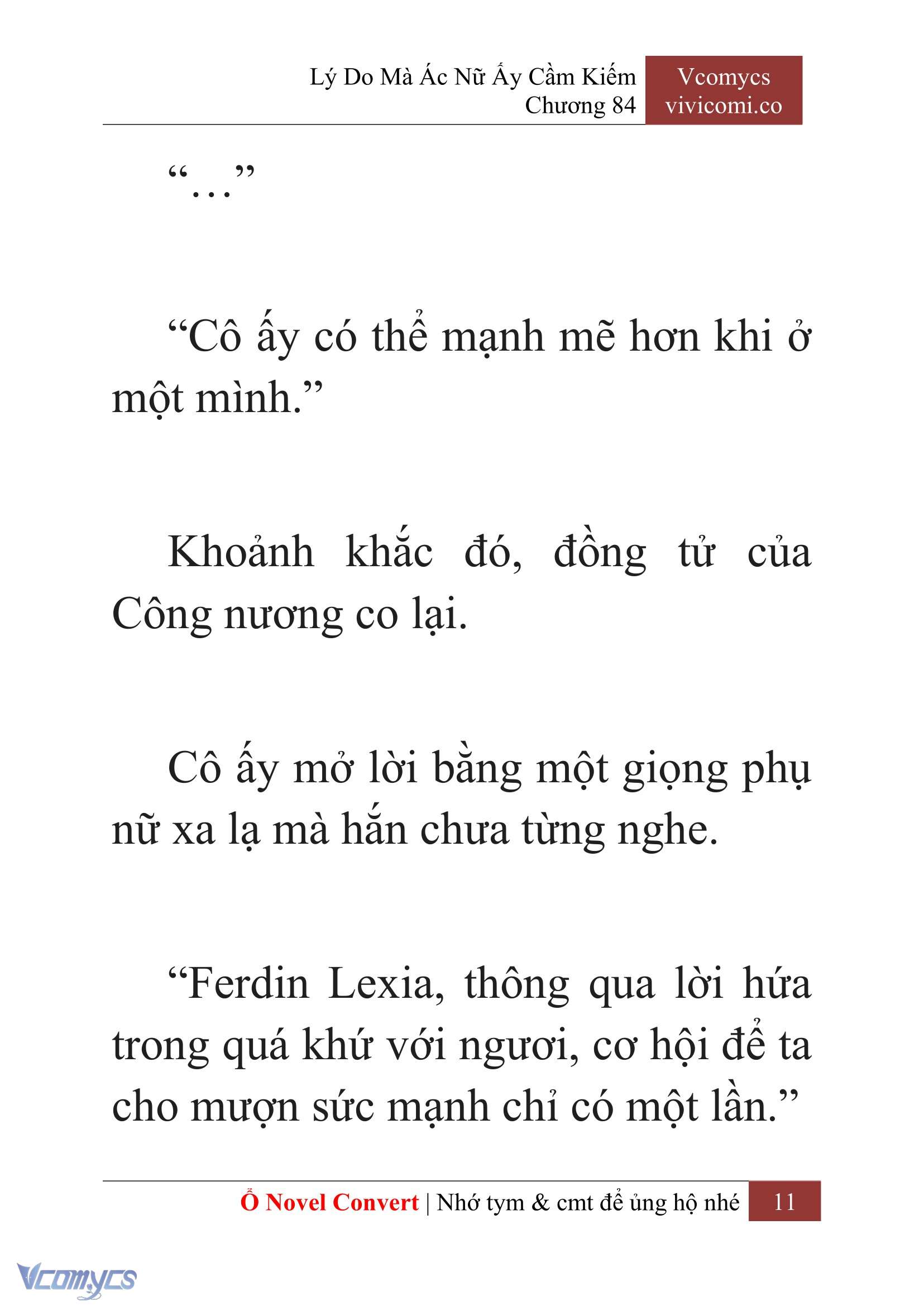 [Novel] Lý Do Mà Ác Nữ Ấy Cầm Kiếm Chap 84 - Trang 2