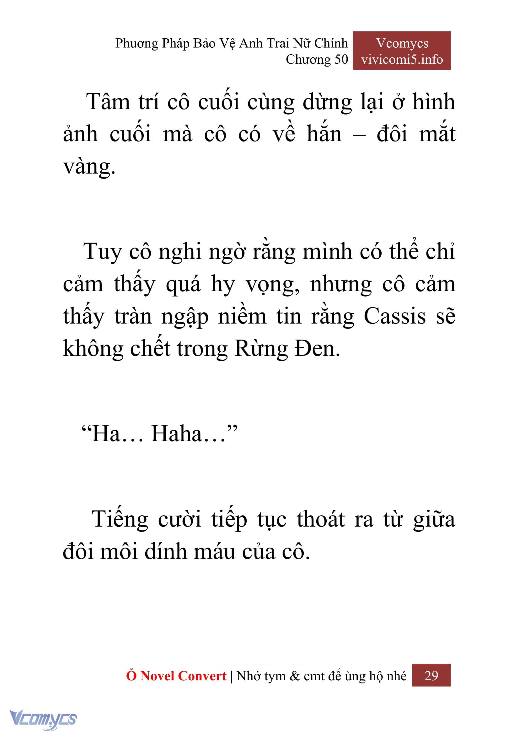 [Novel] Phương Pháp Bảo Vệ Anh Trai Nữ Chính Chap 50 - Trang 2