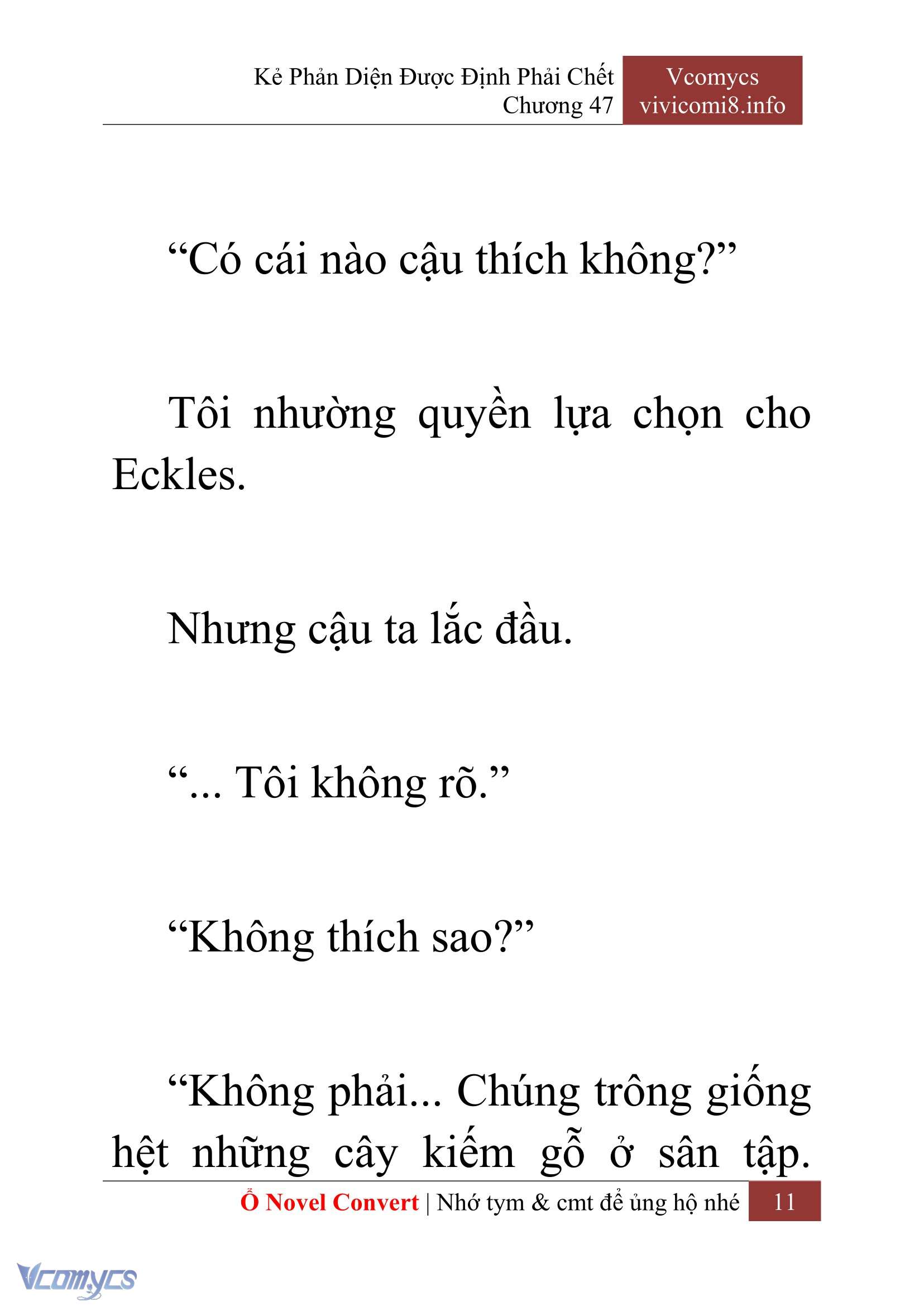 [Novel] Kẻ Phản Diện Được Định Phải Chết Chap 47 - Trang 2