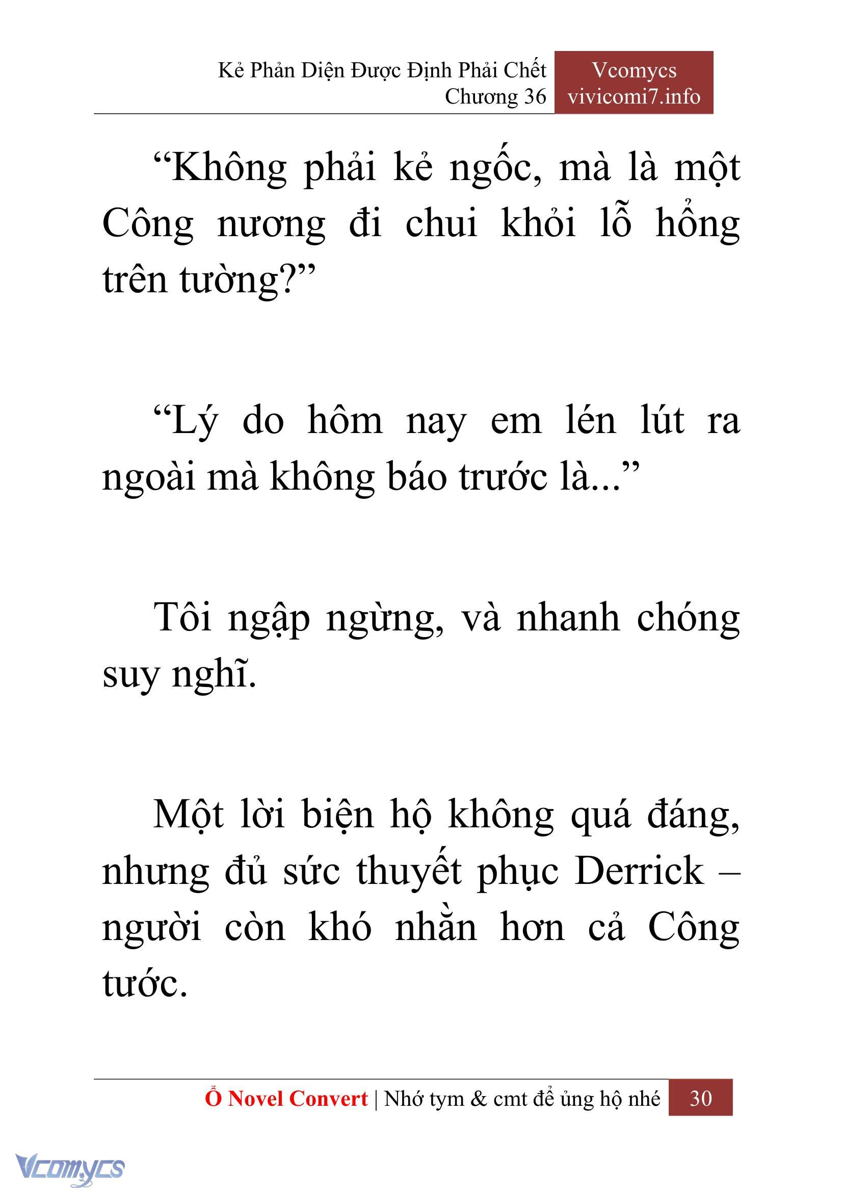 [Novel] Kẻ Phản Diện Được Định Phải Chết Chap 36 - Trang 2