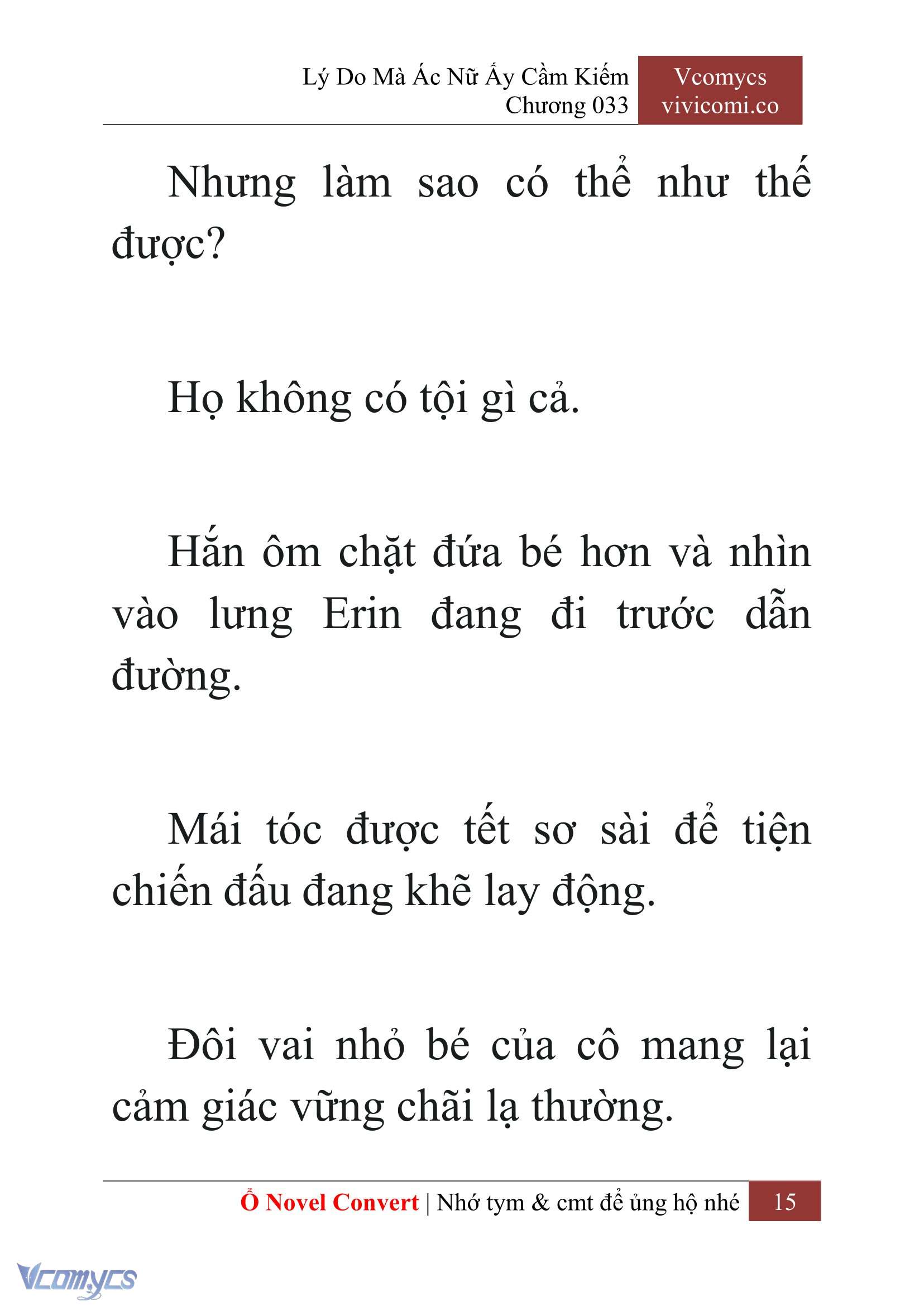 [Novel] Lý Do Mà Ác Nữ Ấy Cầm Kiếm Chap 33 - Next Chap 34