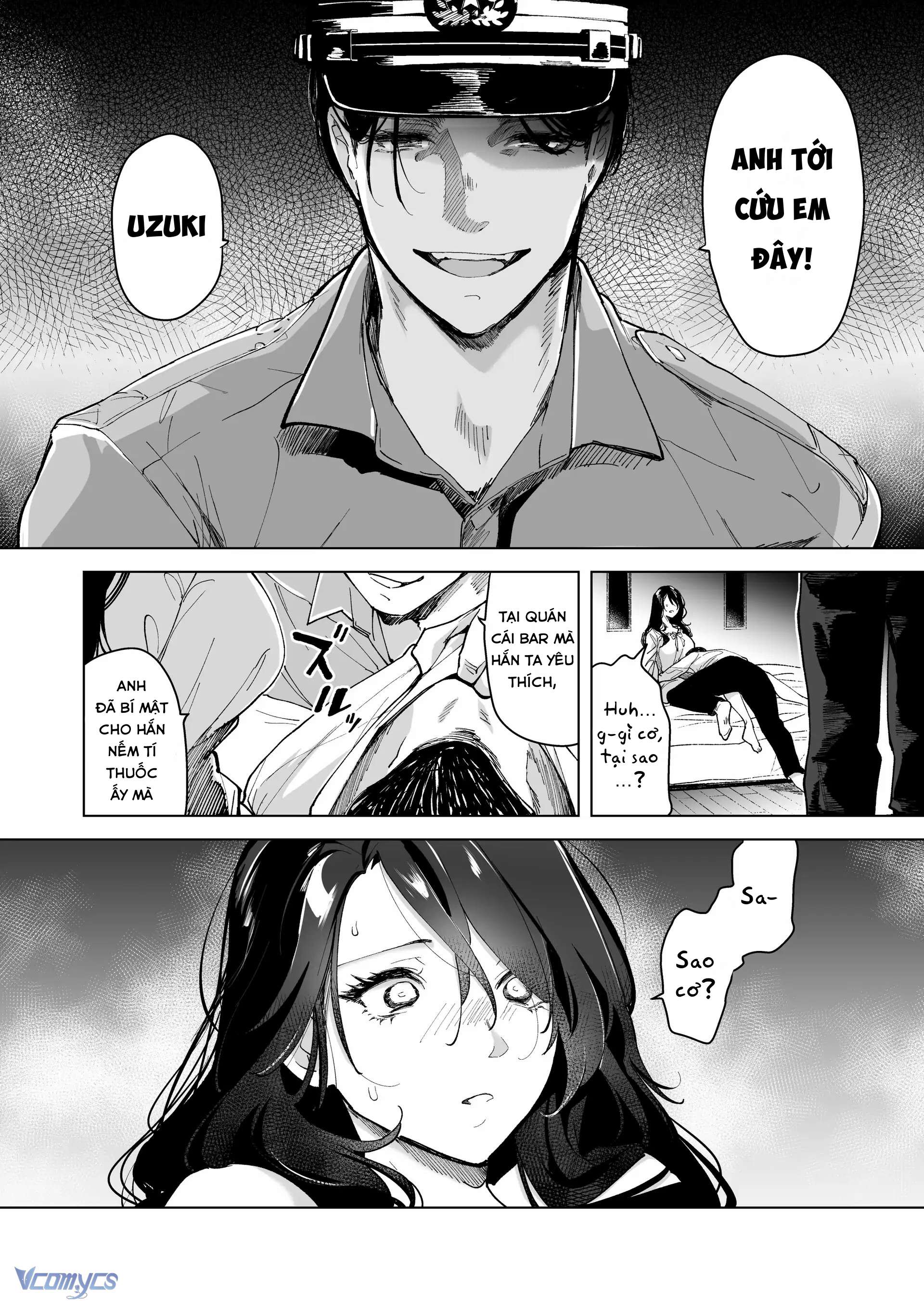 『18+』Anh cảnh sát nhà bên si tình - Cô vợ ngày ngày bị giam giữ và NTR trong lồng sắt Chap 2 - Next Chap 3