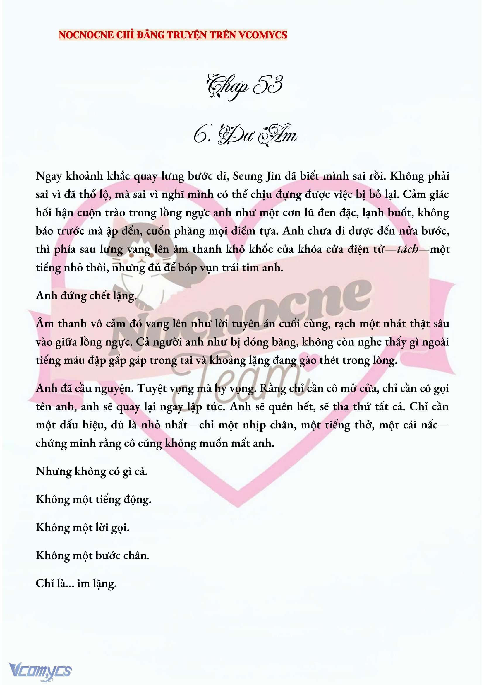 [NOVEL] CHÚNG TA KẾT THÚC VÀO MÙA THU Chap 53 - Next Chap 54