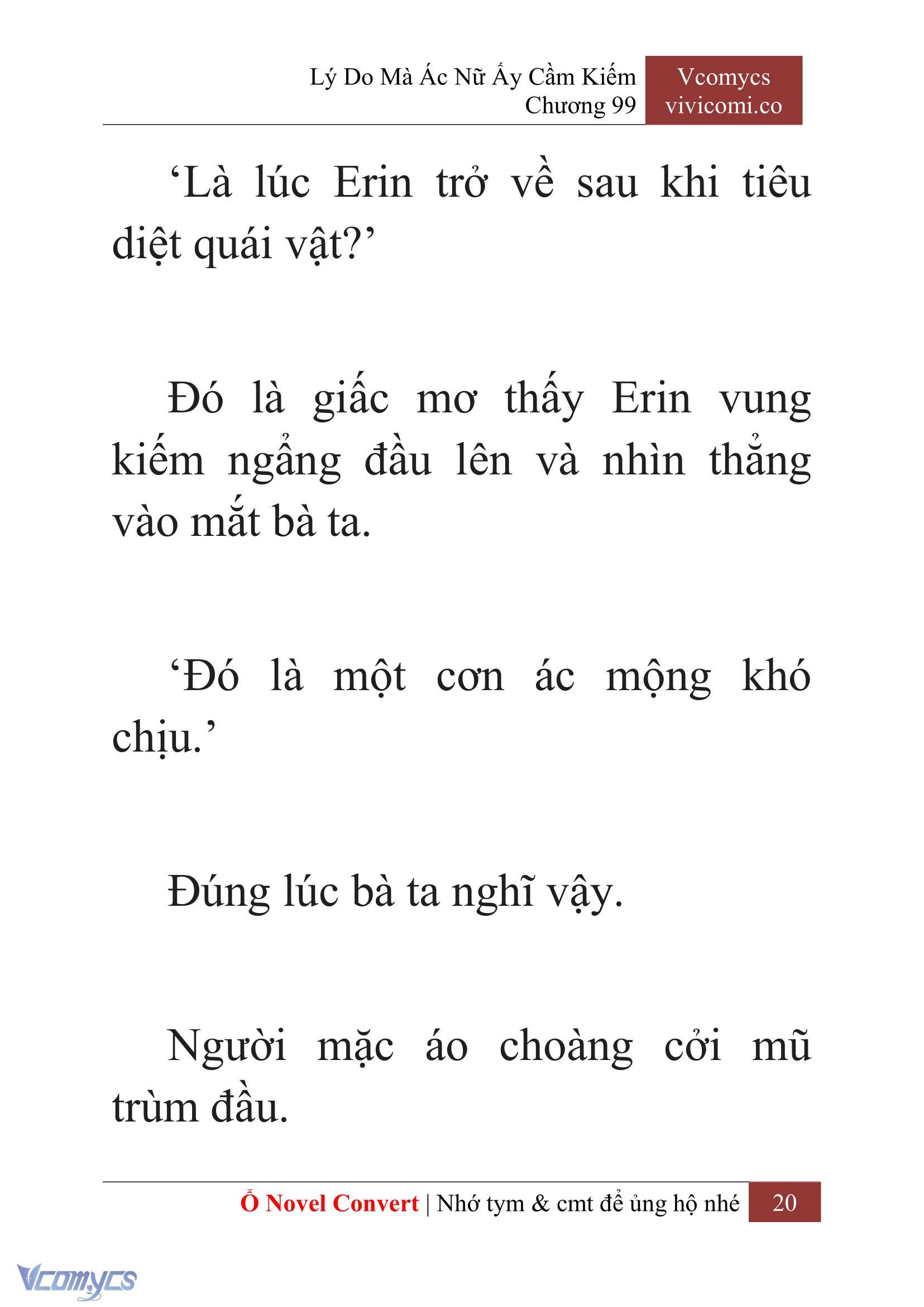 [Novel] Lý Do Mà Ác Nữ Ấy Cầm Kiếm Chap 99 - Trang 2