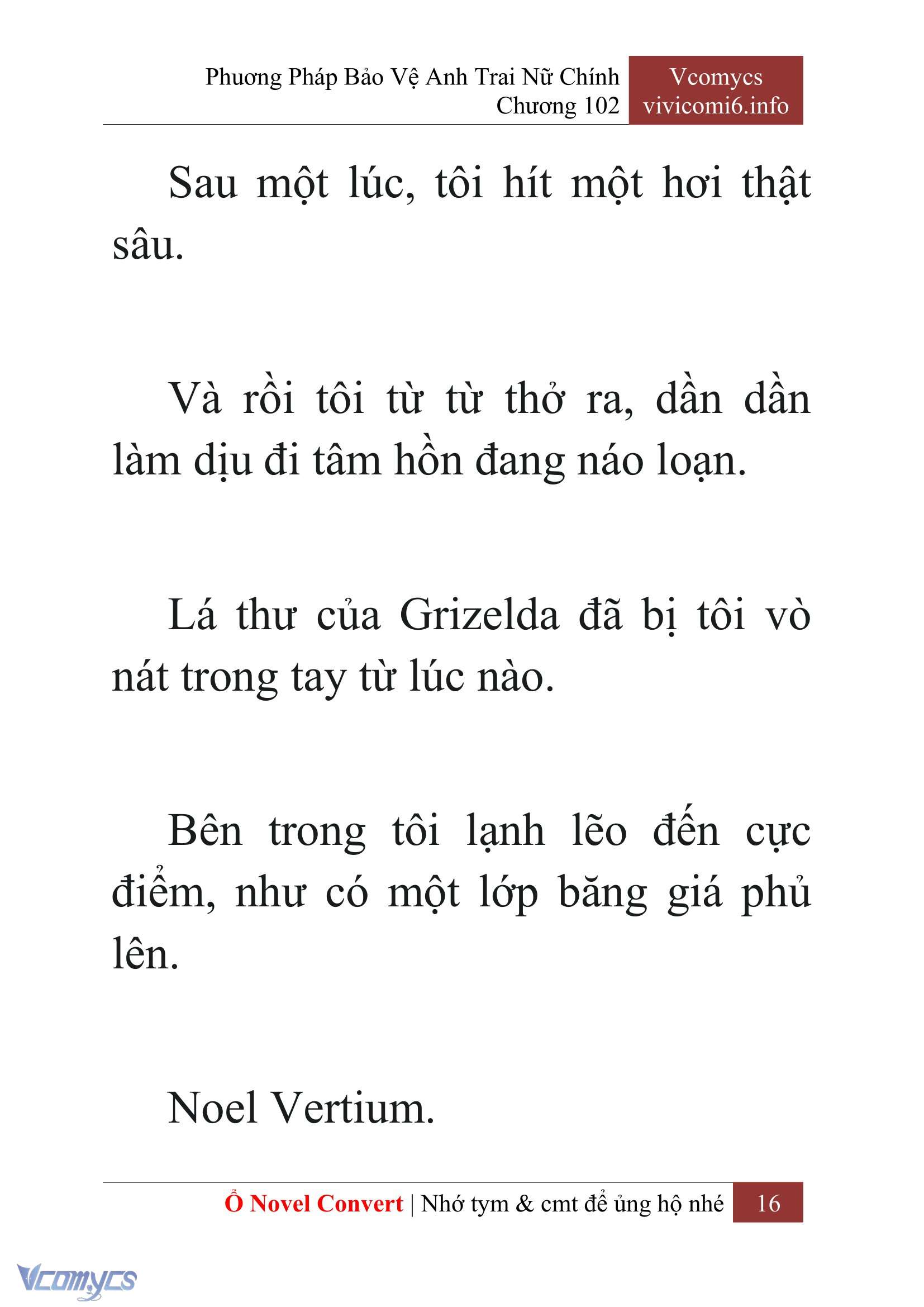 [Novel] Phương Pháp Bảo Vệ Anh Trai Nữ Chính Chap 102 - Trang 2