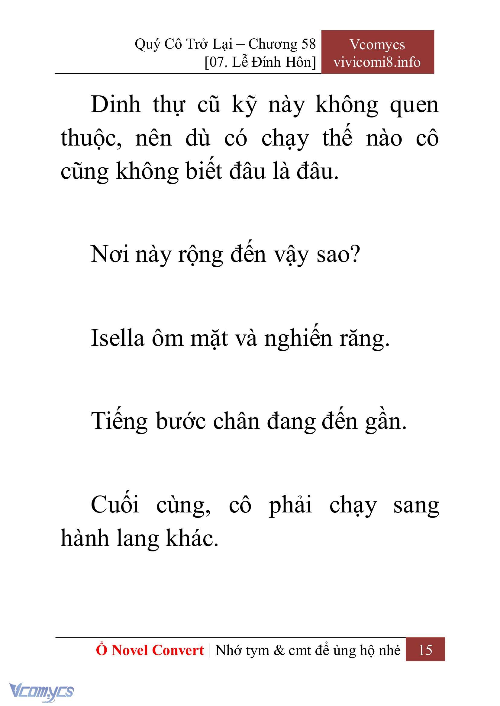 [Novel] Quý Cô Trở Lại Chap 58 - Trang 2