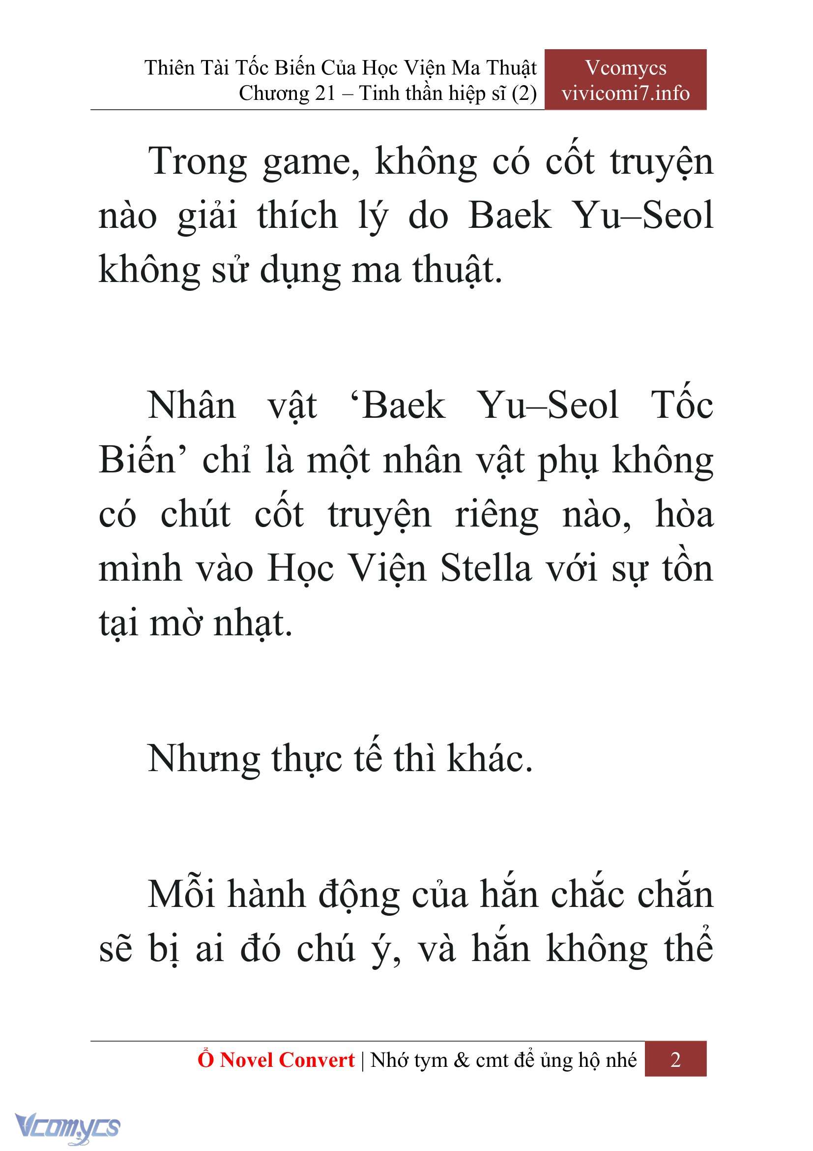[Novel] Thiên Tài Tốc Biến Của Học Viện Ma Thuật Chap 21 - Trang 2