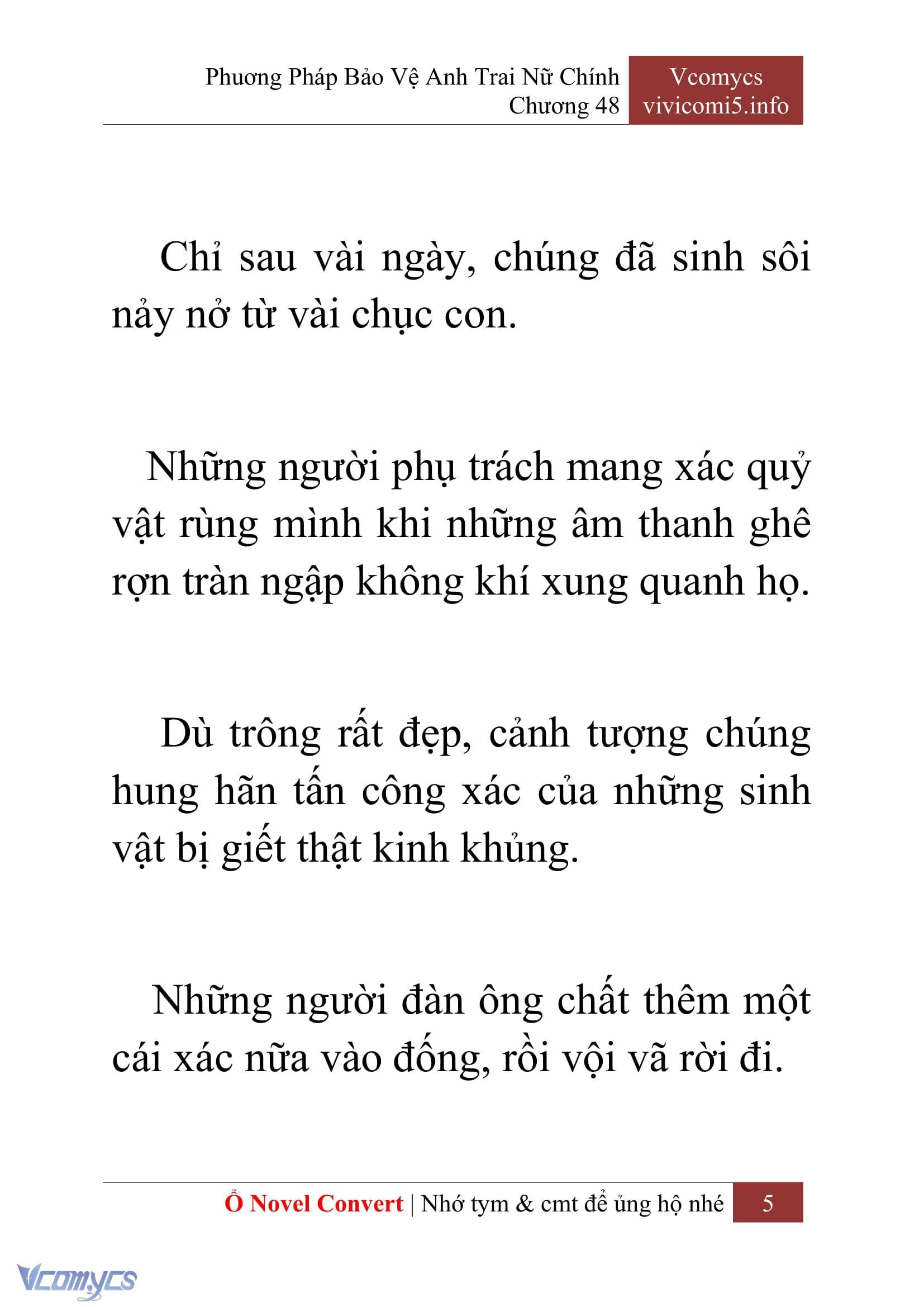 [Novel] Phương Pháp Bảo Vệ Anh Trai Nữ Chính Chap 48 - Trang 2