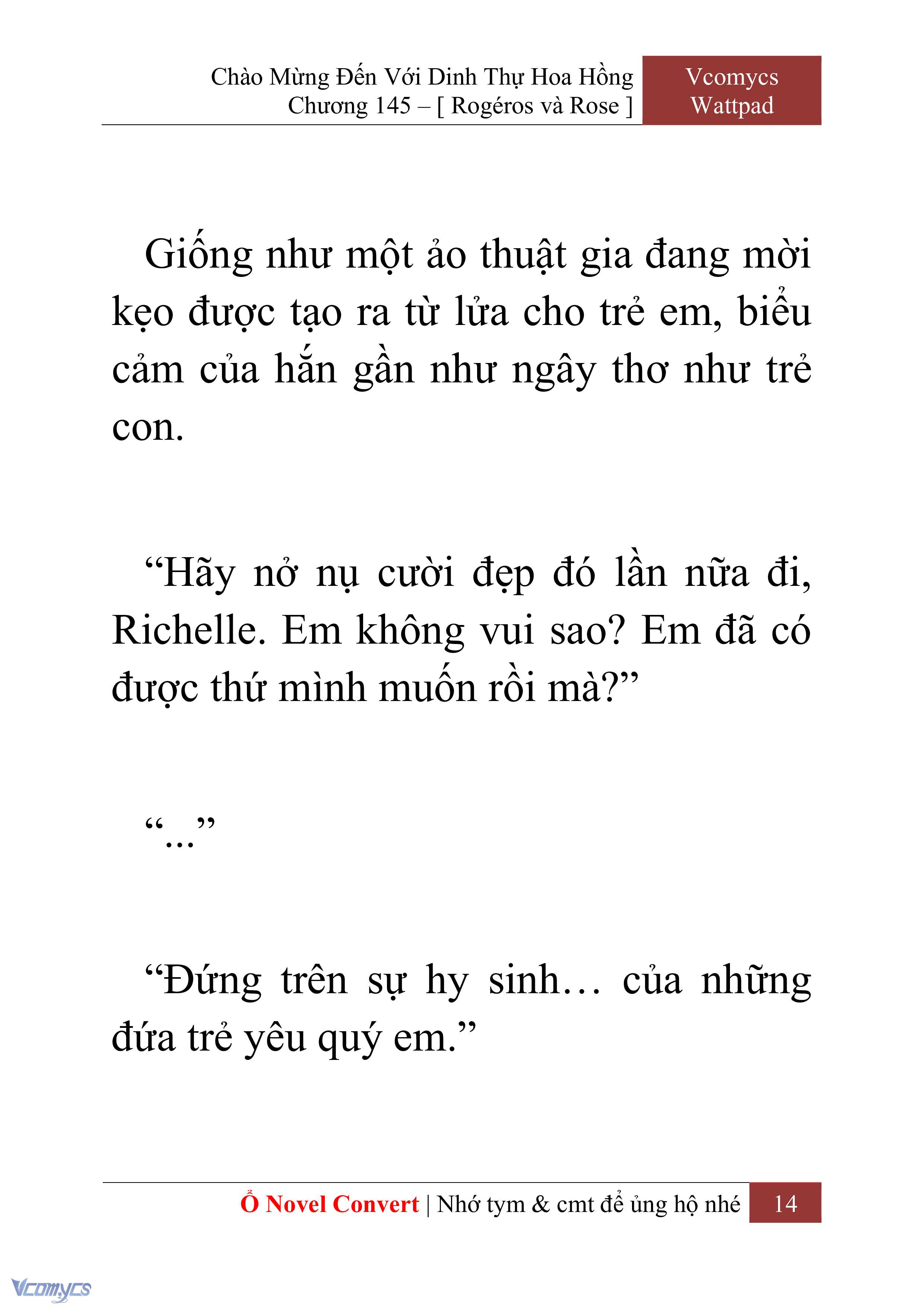 [Novel] Chào Mừng Đến Với Dinh Thự Hoa Hồng Chap 145 - Trang 2