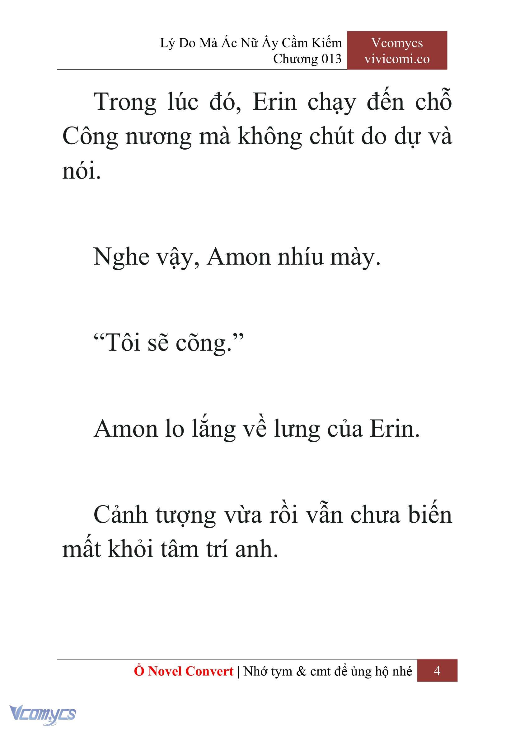 [Novel] Lý Do Mà Ác Nữ Ấy Cầm Kiếm Chap 13 - Trang 2