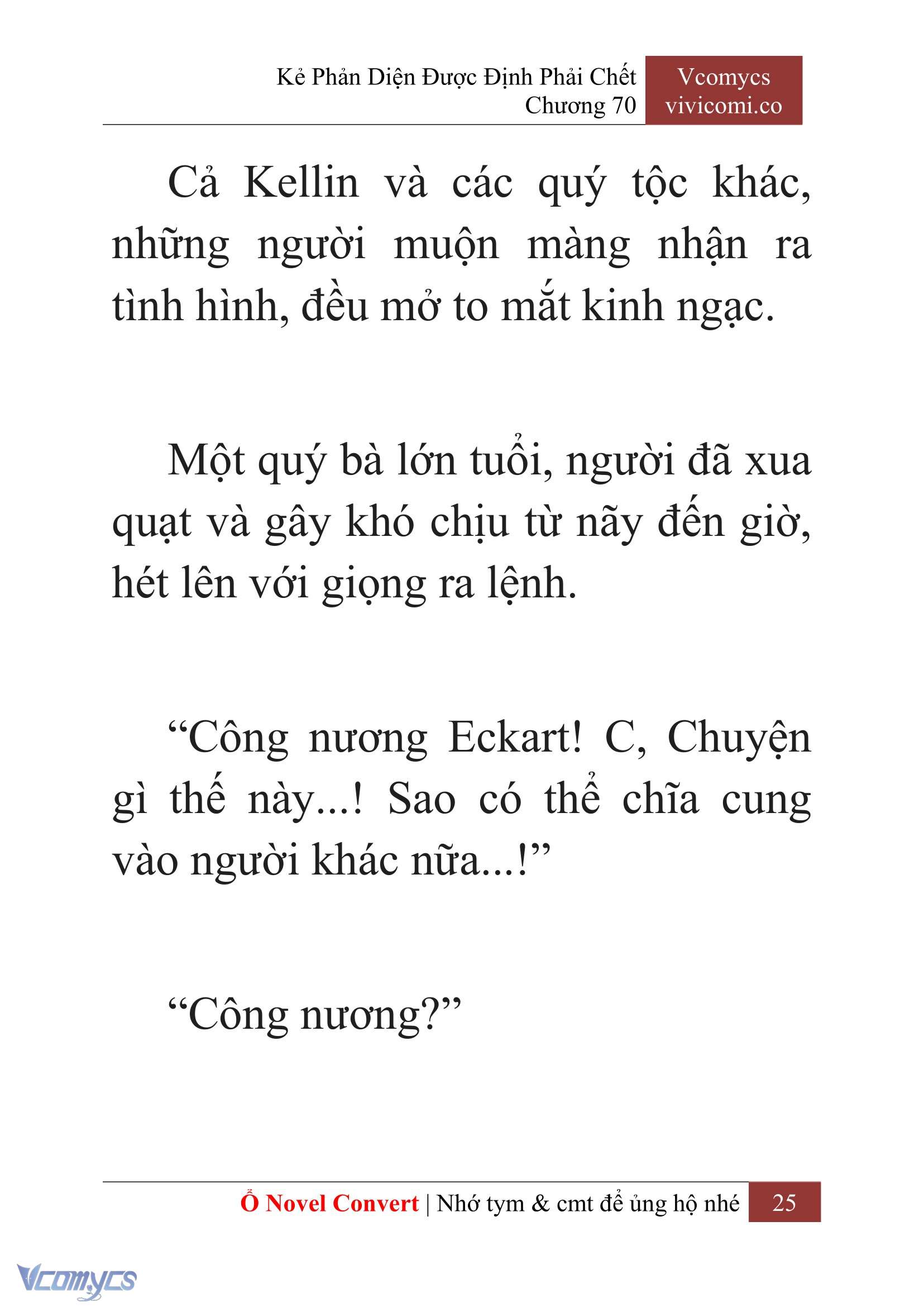 [Novel] Kẻ Phản Diện Được Định Phải Chết Chap 70 - Trang 2