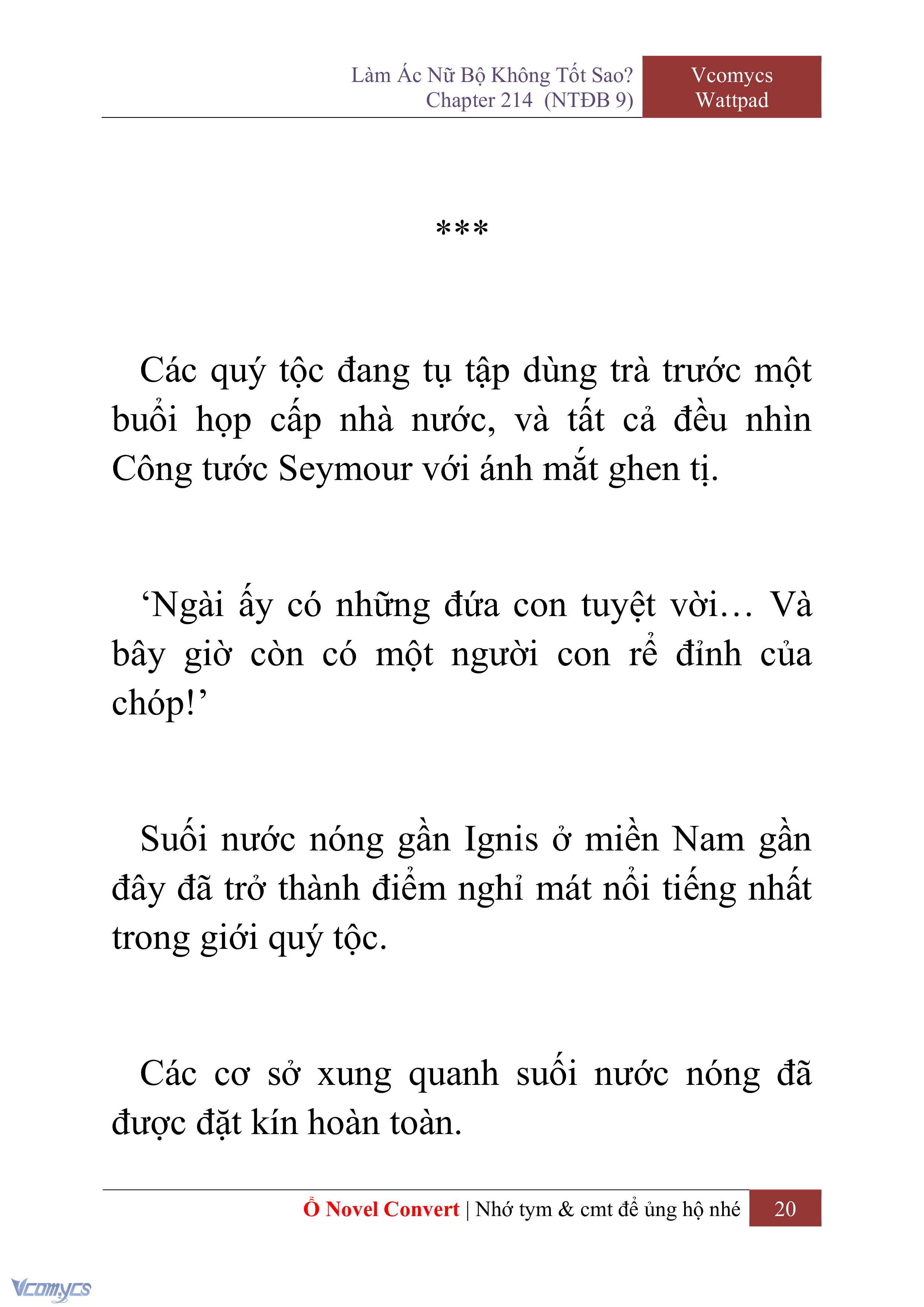 [Novel] Làm Ác Nữ Bộ Không Tốt Sao? Chap 214 - Trang 2