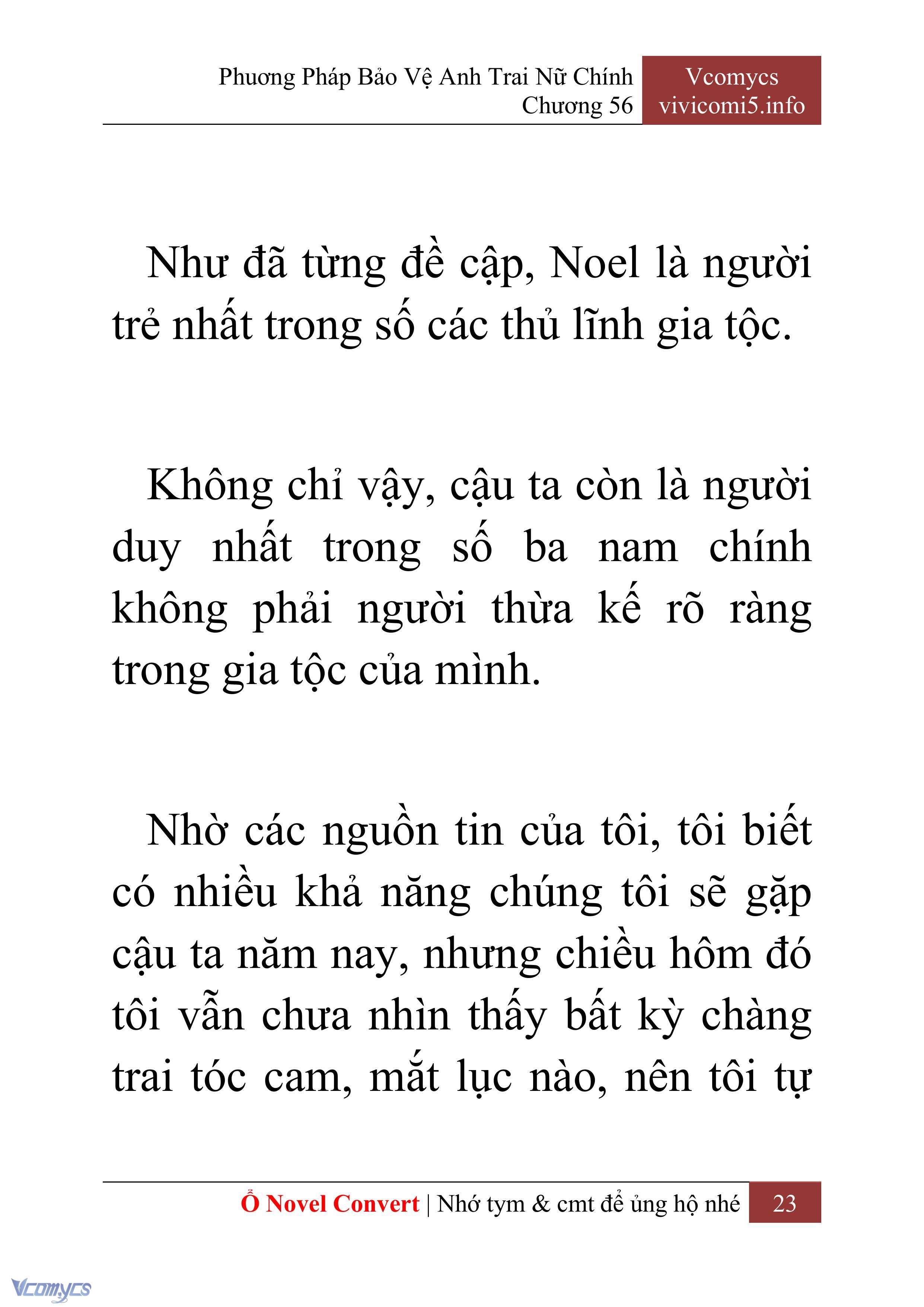 [Novel] Phương Pháp Bảo Vệ Anh Trai Nữ Chính Chap 56 - Trang 2