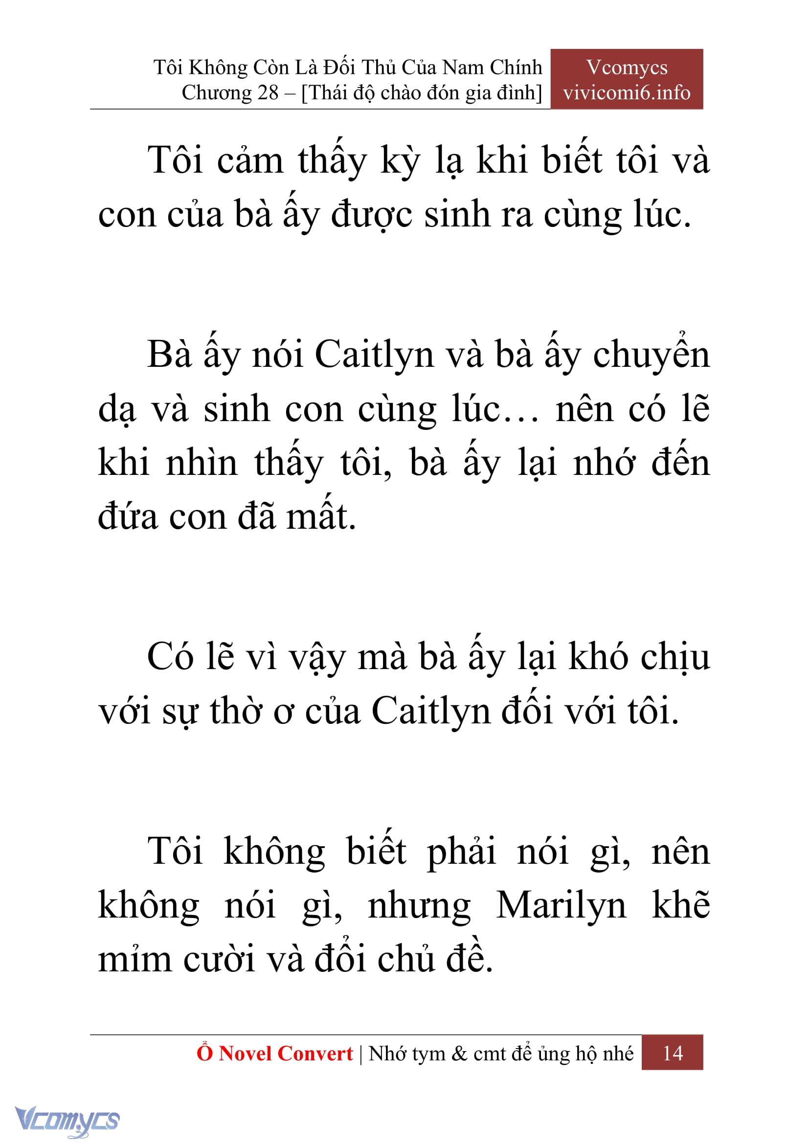 [Novel] Tôi Không Còn Là Đối Thủ Của Nam Chính Chap 28 - Trang 2