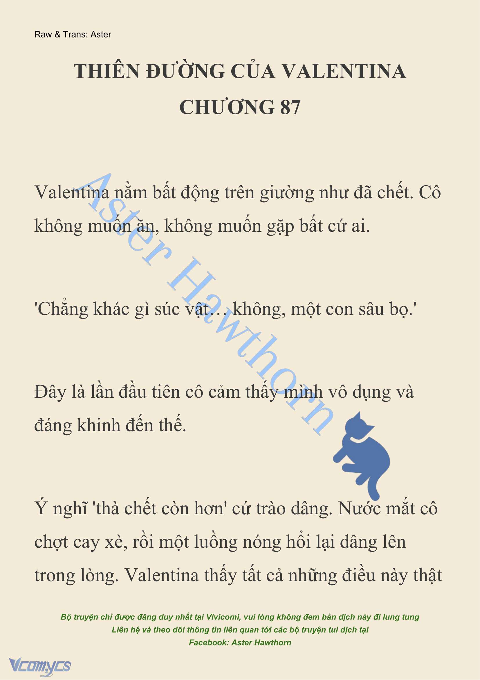 [NOVEL] Thiên Đường Của Valentina Chap 87 - Next 
