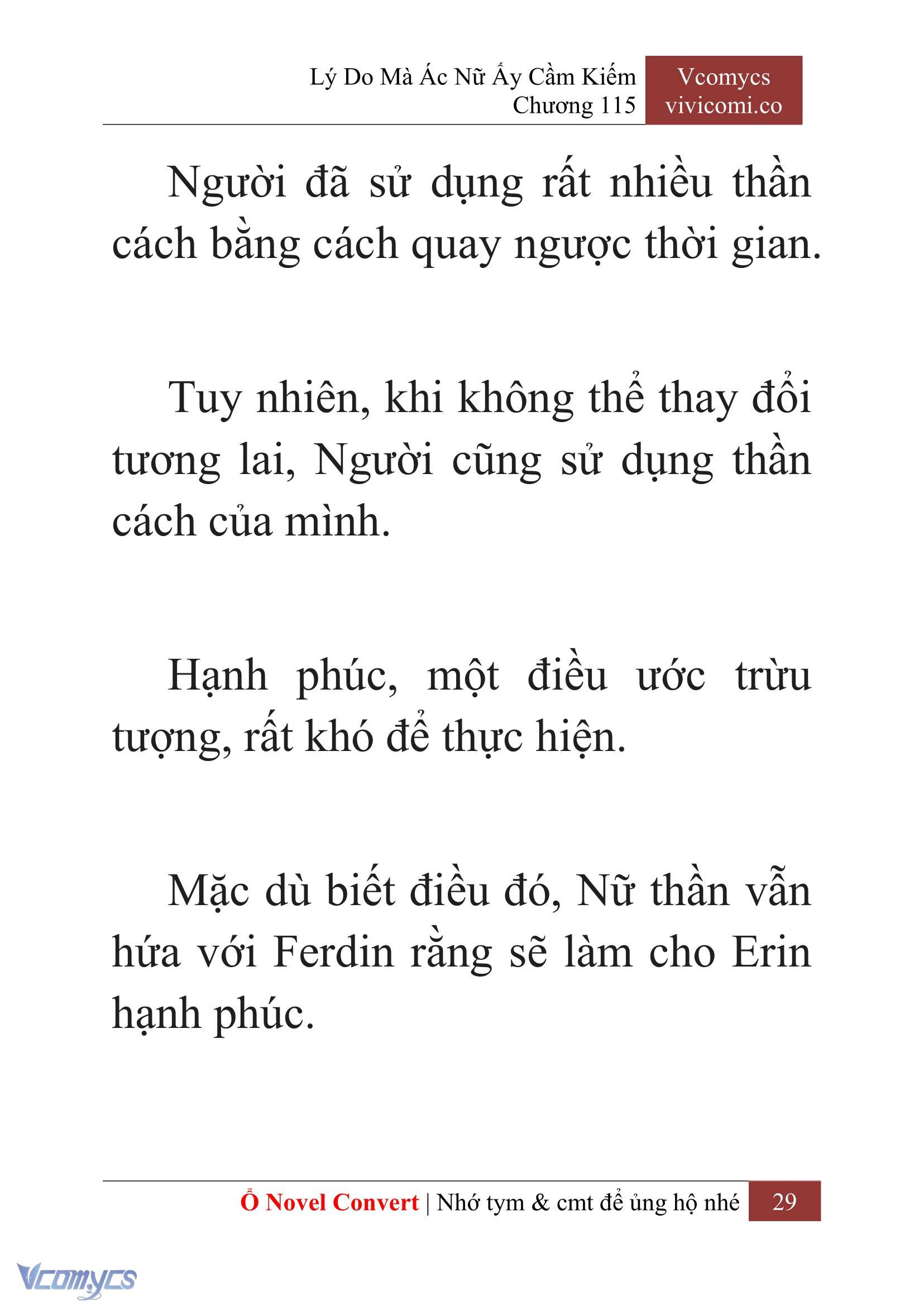 [Novel] Lý Do Mà Ác Nữ Ấy Cầm Kiếm Chap 115 - Next 