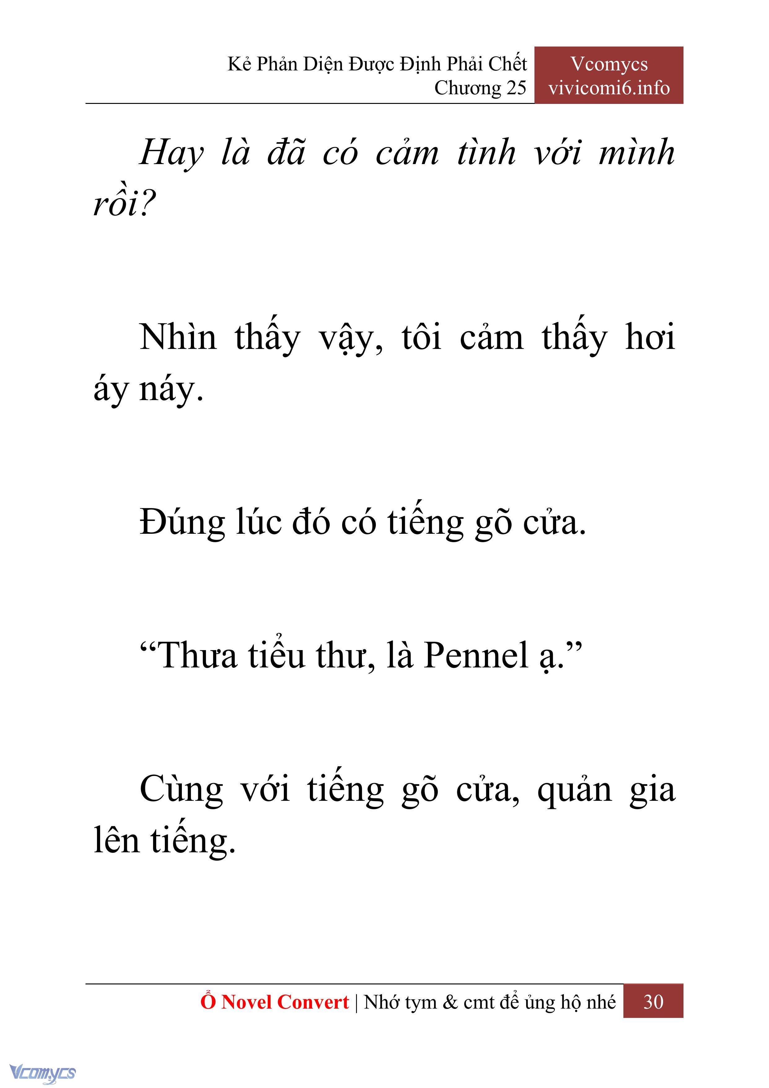 [Novel] Kẻ Phản Diện Được Định Phải Chết Chap 25 - Trang 2