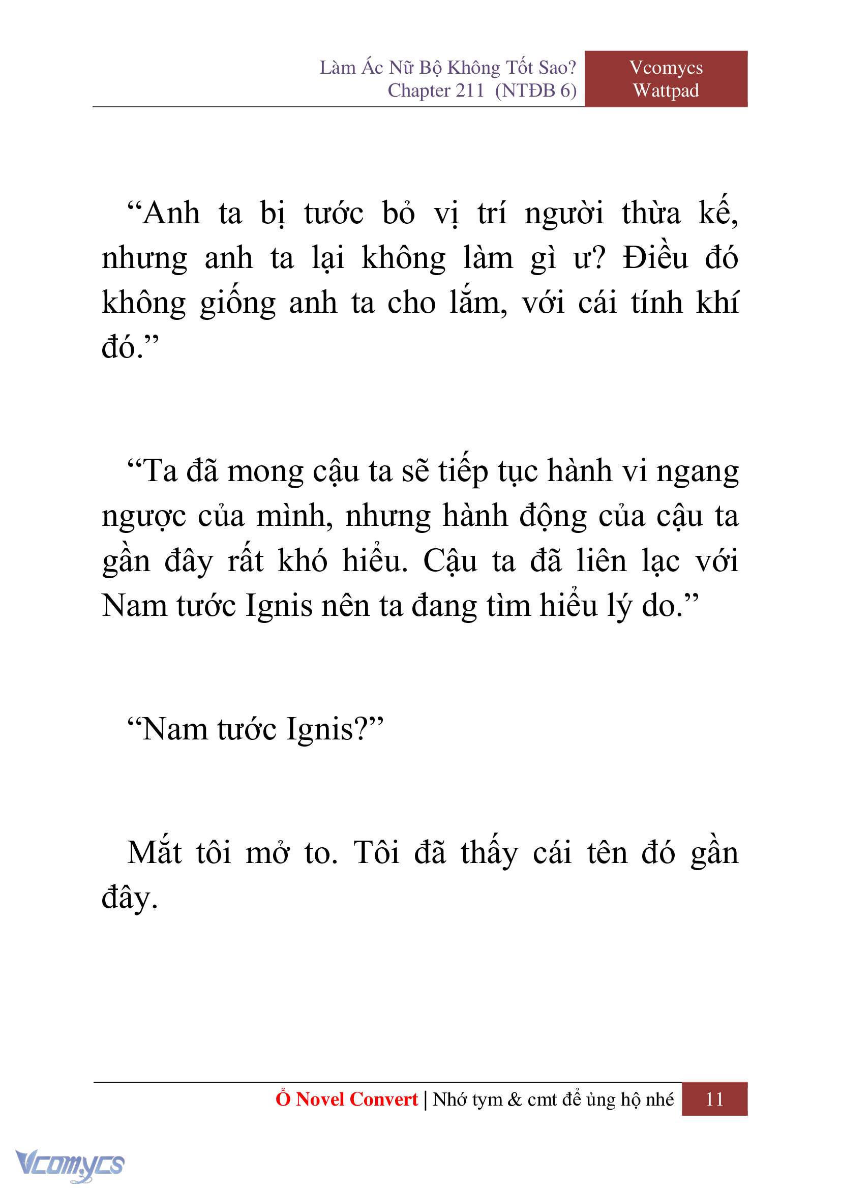 [Novel] Làm Ác Nữ Bộ Không Tốt Sao? Chap 211 - Trang 2