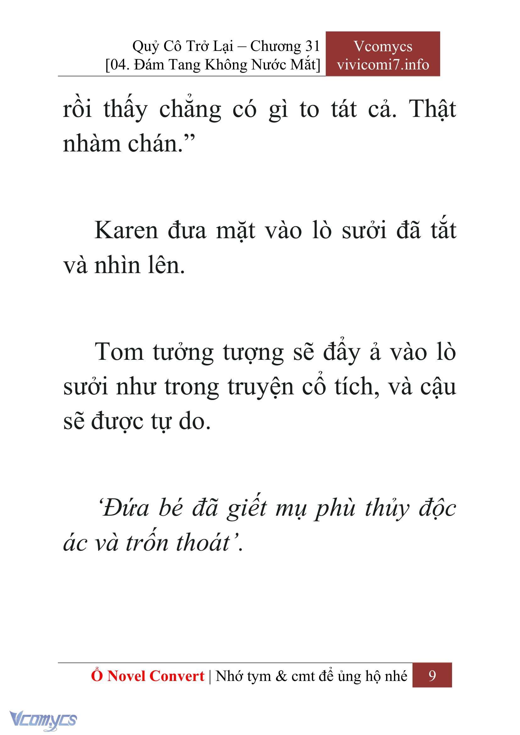 [Novel] Quý Cô Trở Lại Chap 31 - Trang 2
