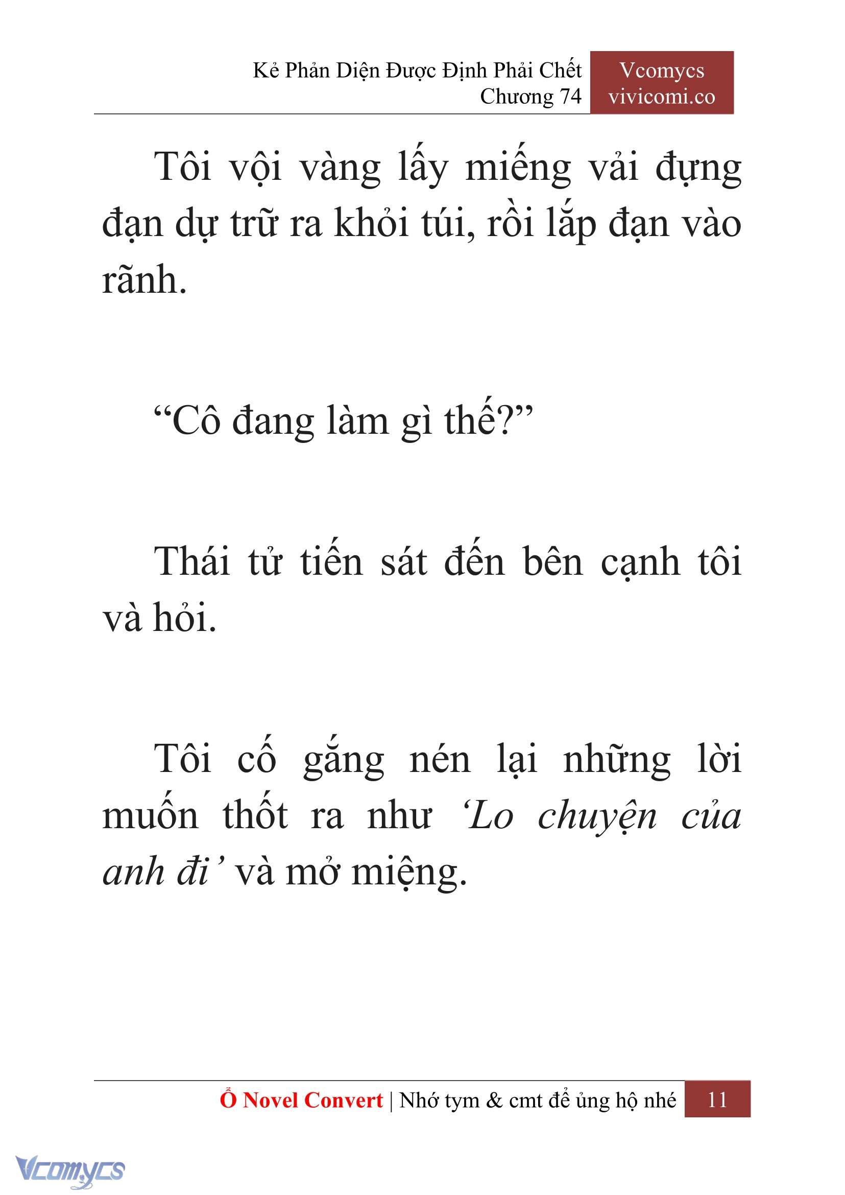 [Novel] Kẻ Phản Diện Được Định Phải Chết Chap 74 - Trang 2