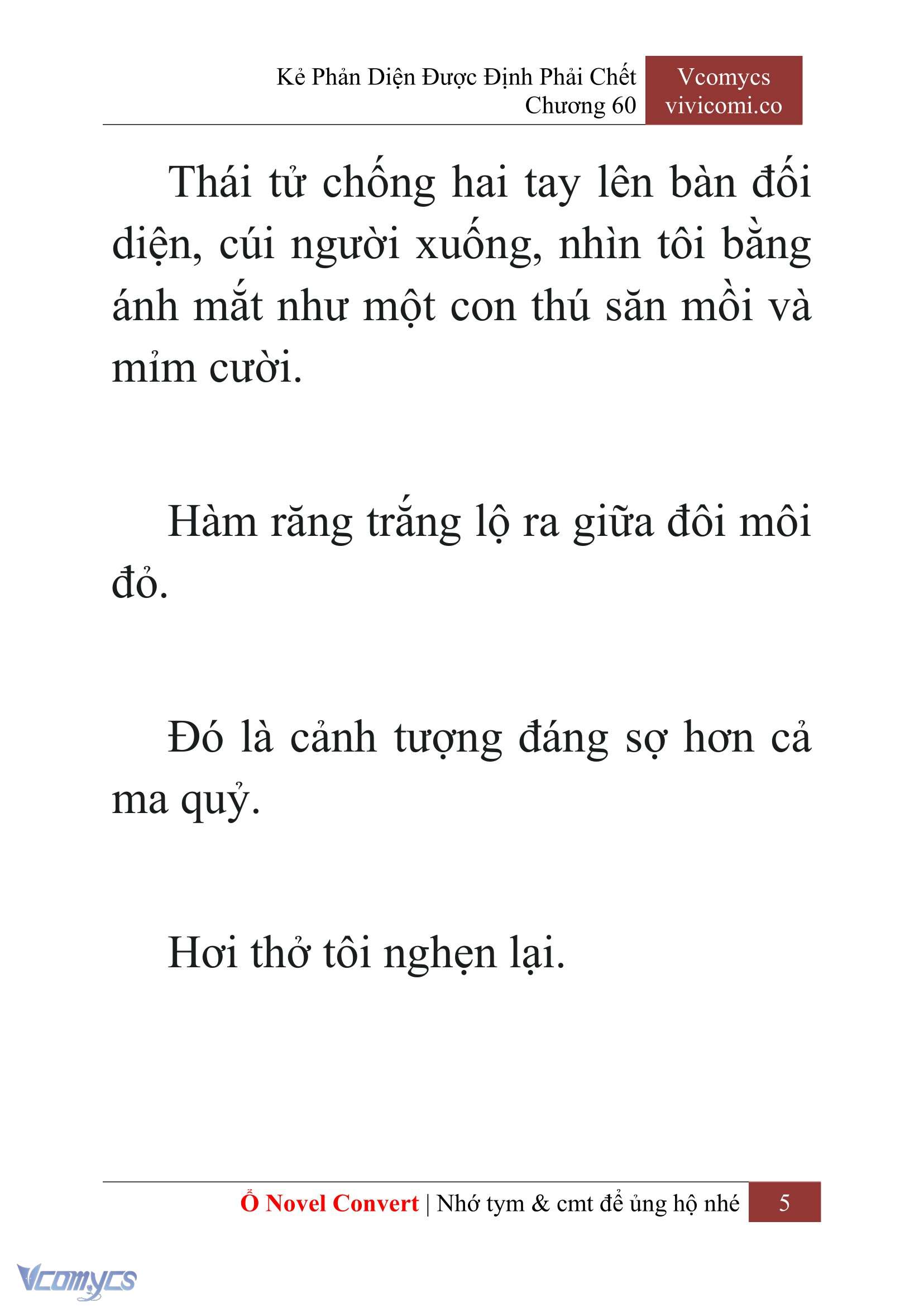 [Novel] Kẻ Phản Diện Được Định Phải Chết Chap 60 - Next Chap 61