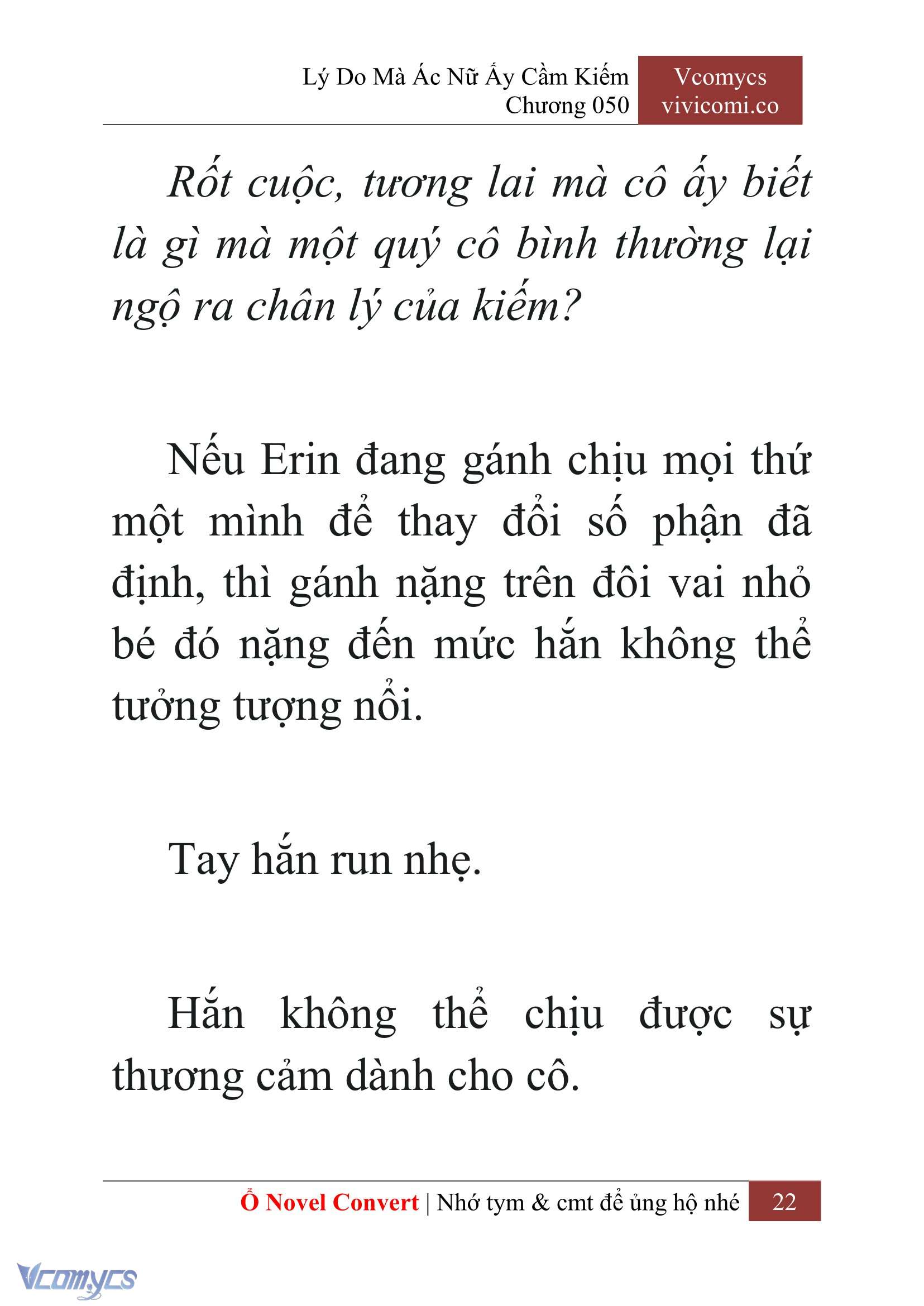 [Novel] Lý Do Mà Ác Nữ Ấy Cầm Kiếm Chap 50 - Next 