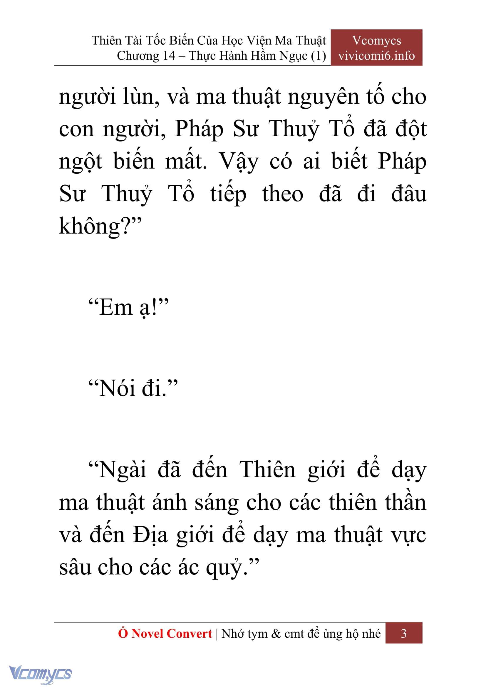 [Novel] Thiên Tài Tốc Biến Của Học Viện Ma Thuật Chap 14 - Trang 2