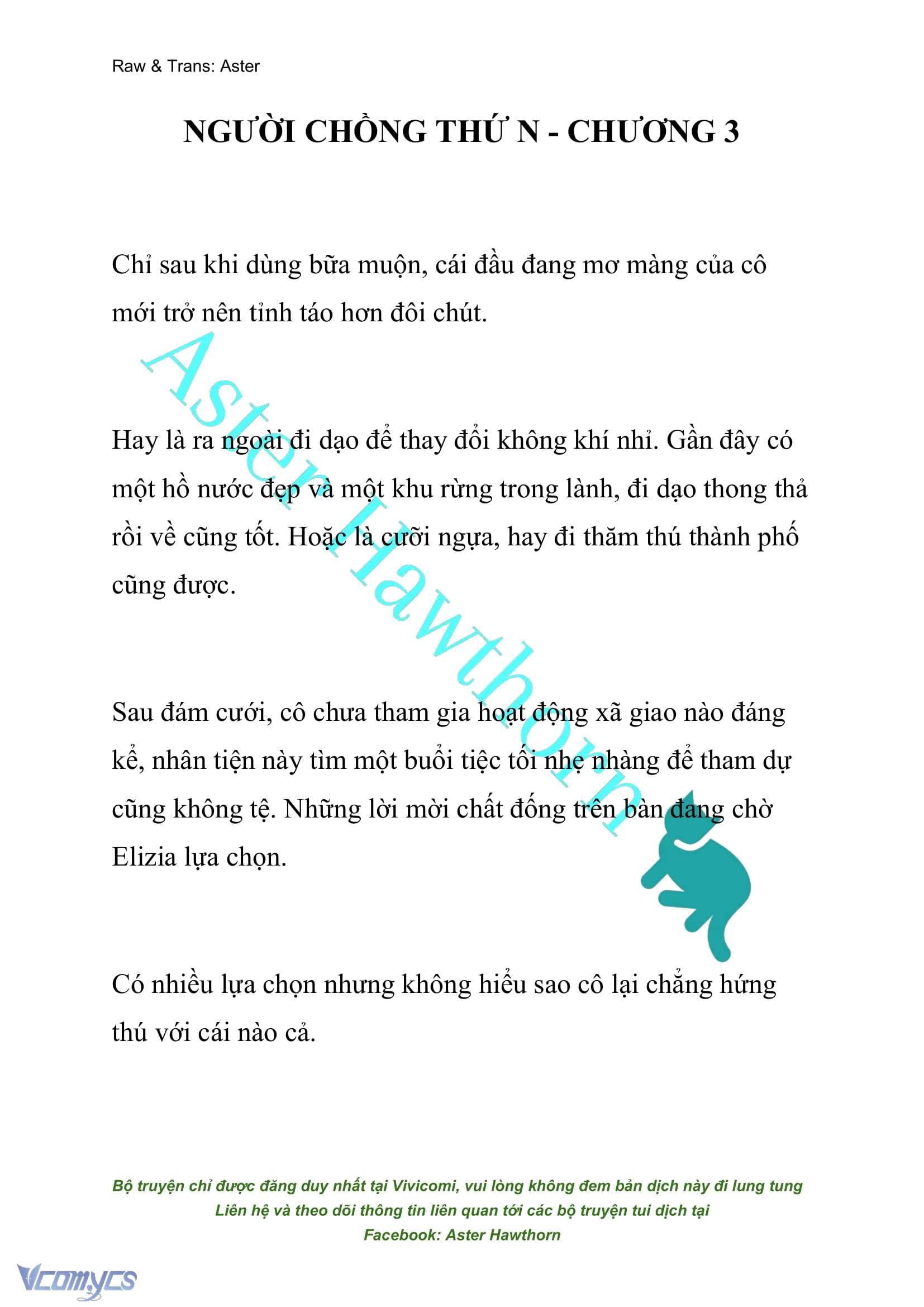 [NOVEL] Người Chồng Thứ N Chap 3 - Trang 2