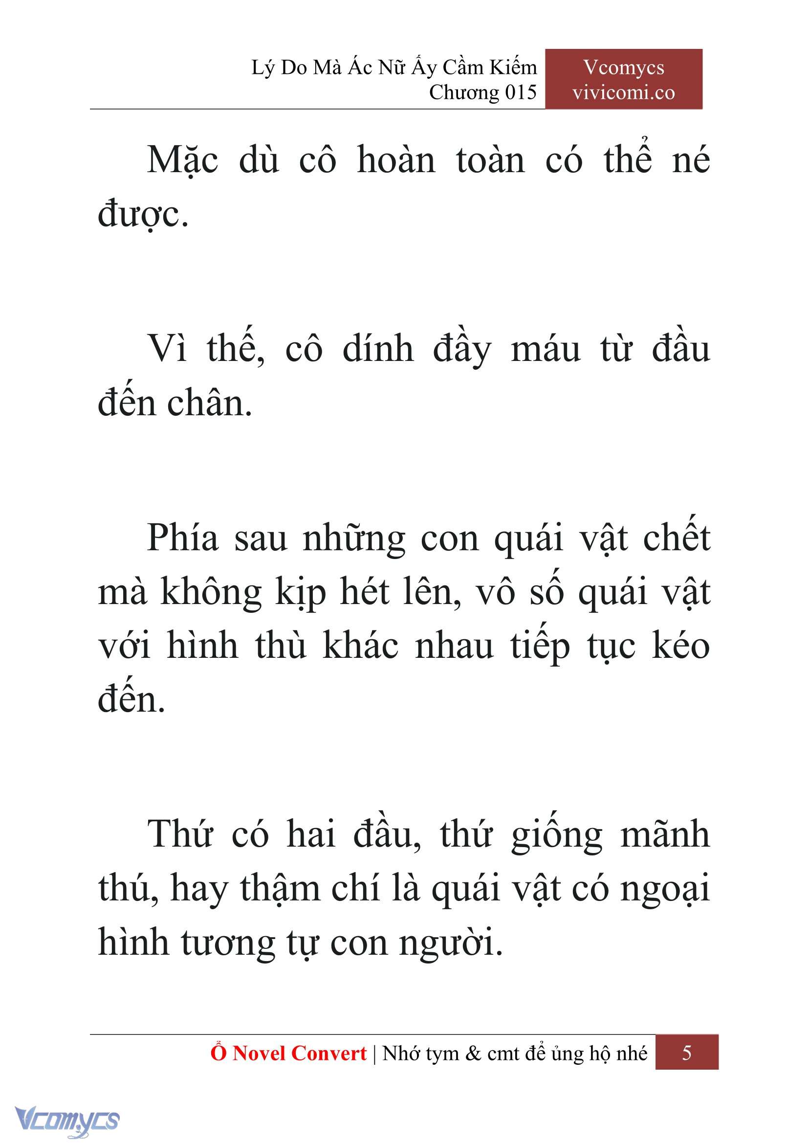 [Novel] Lý Do Mà Ác Nữ Ấy Cầm Kiếm Chap 15 - Trang 2