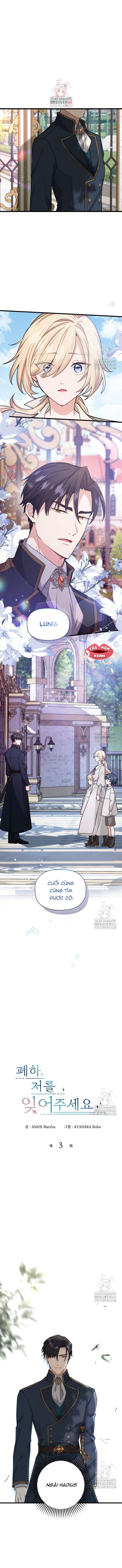 Bệ Hạ, Xin Hãy Quên Tôi Đi Chap 3 - Next Chap 4