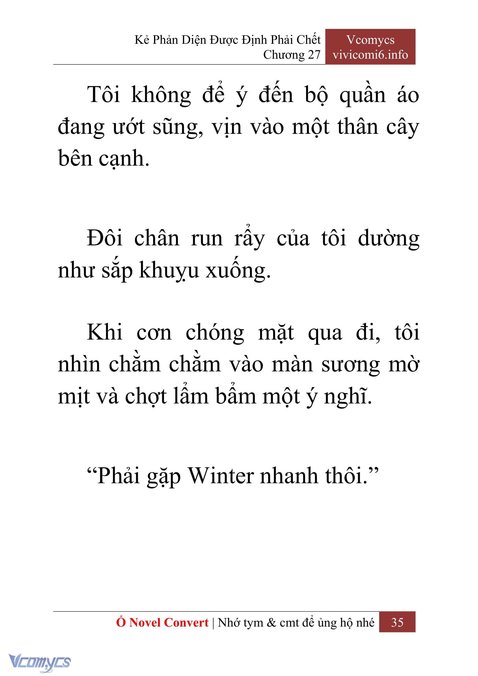 [Novel] Kẻ Phản Diện Được Định Phải Chết Chap 27 - Trang 2