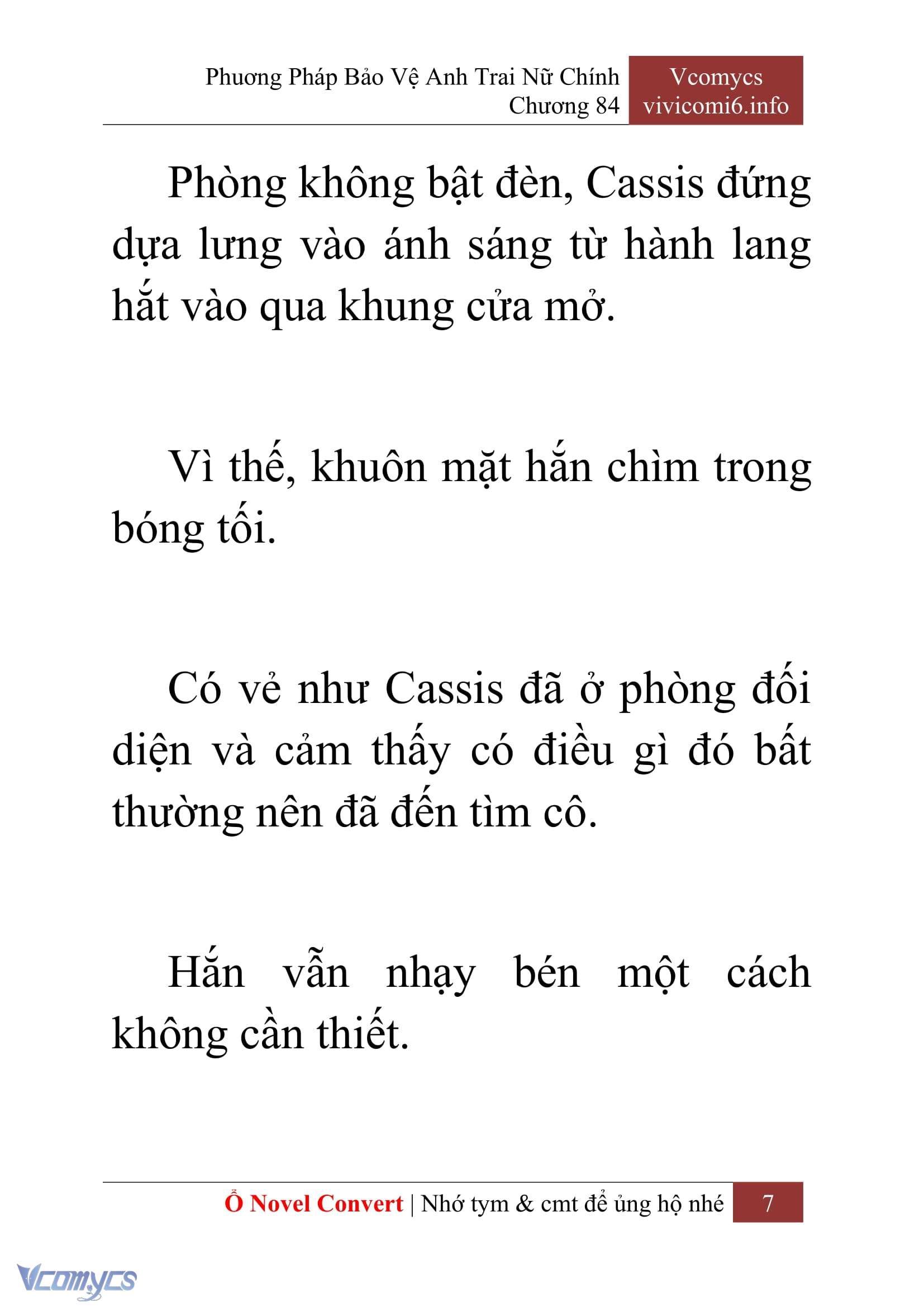 [Novel] Phương Pháp Bảo Vệ Anh Trai Nữ Chính Chap 84 - Trang 2