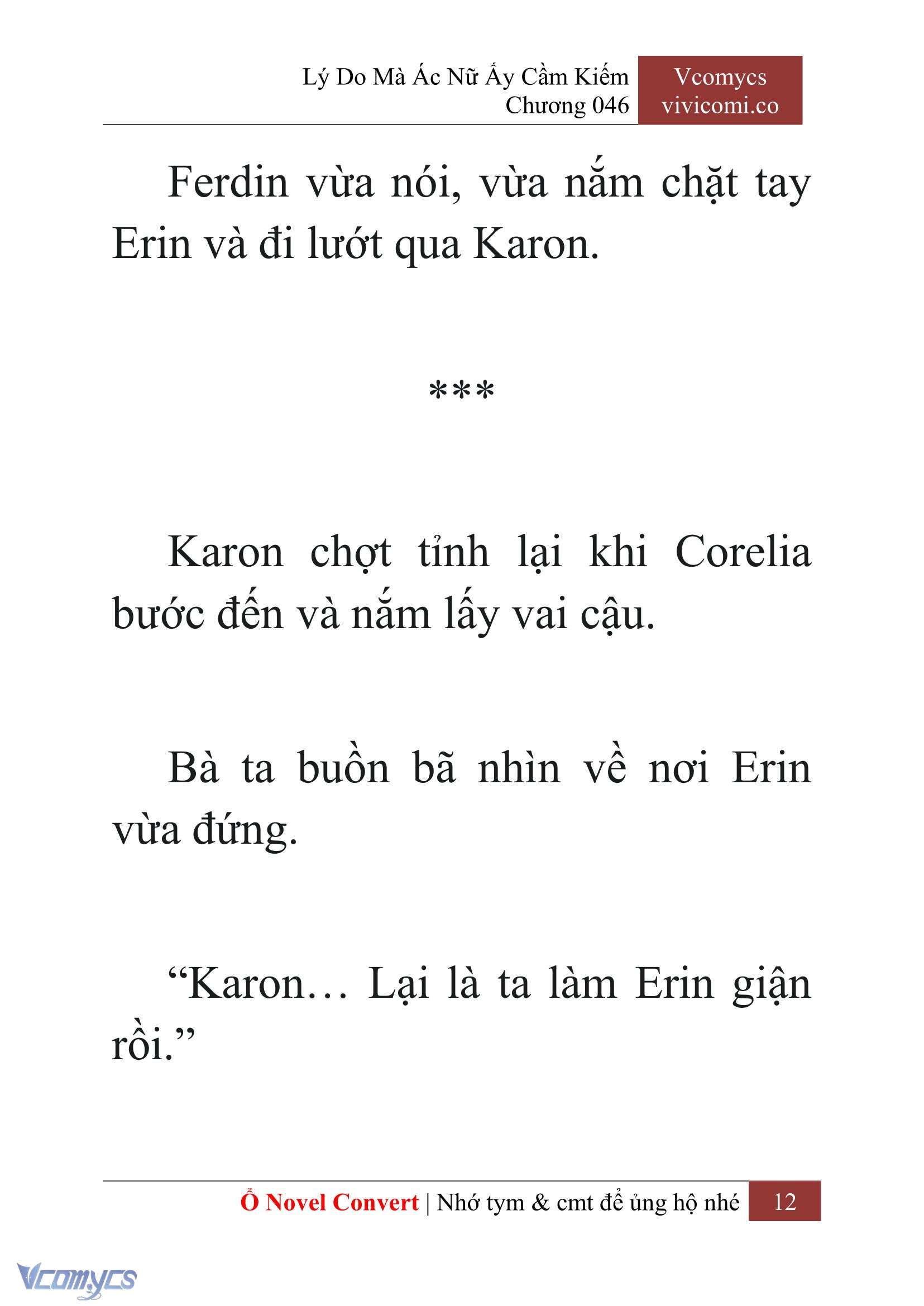 [Novel] Lý Do Mà Ác Nữ Ấy Cầm Kiếm Chap 46 - Next Chap 47