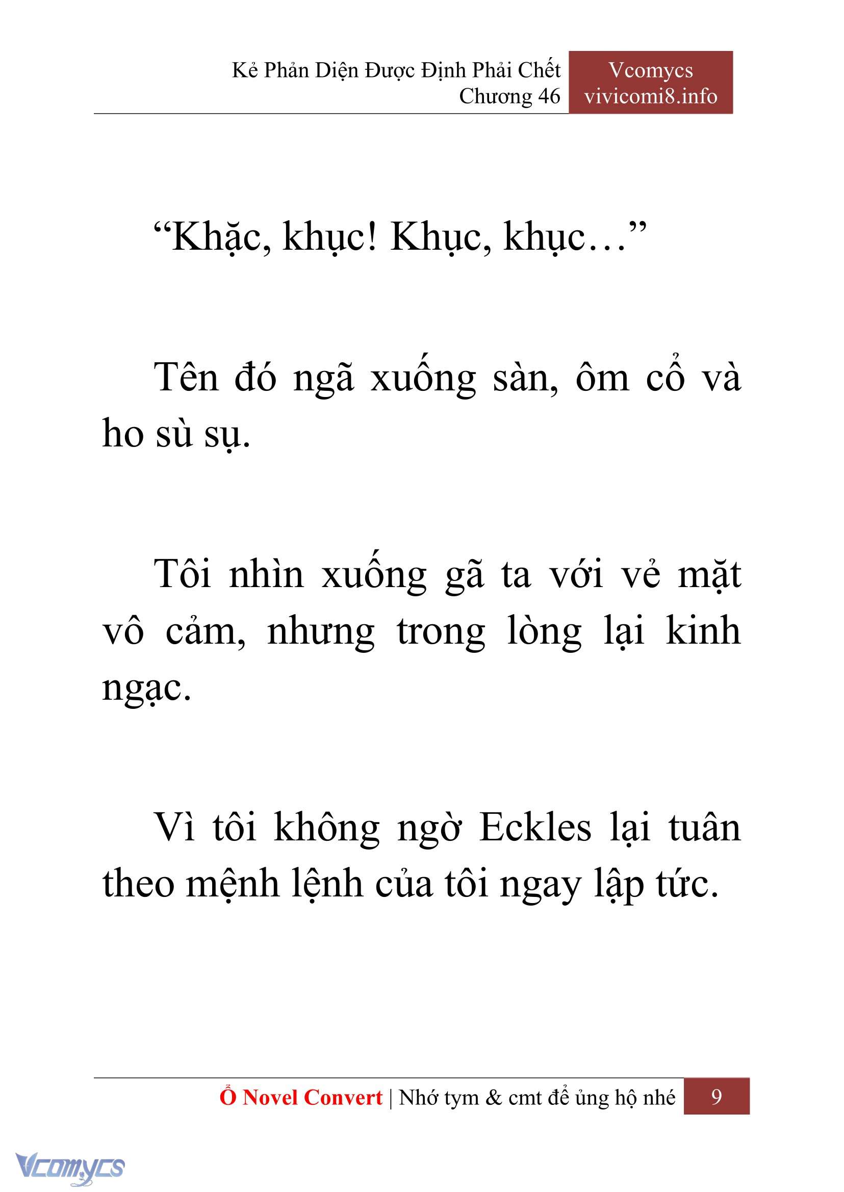 [Novel] Kẻ Phản Diện Được Định Phải Chết Chap 46 - Trang 2