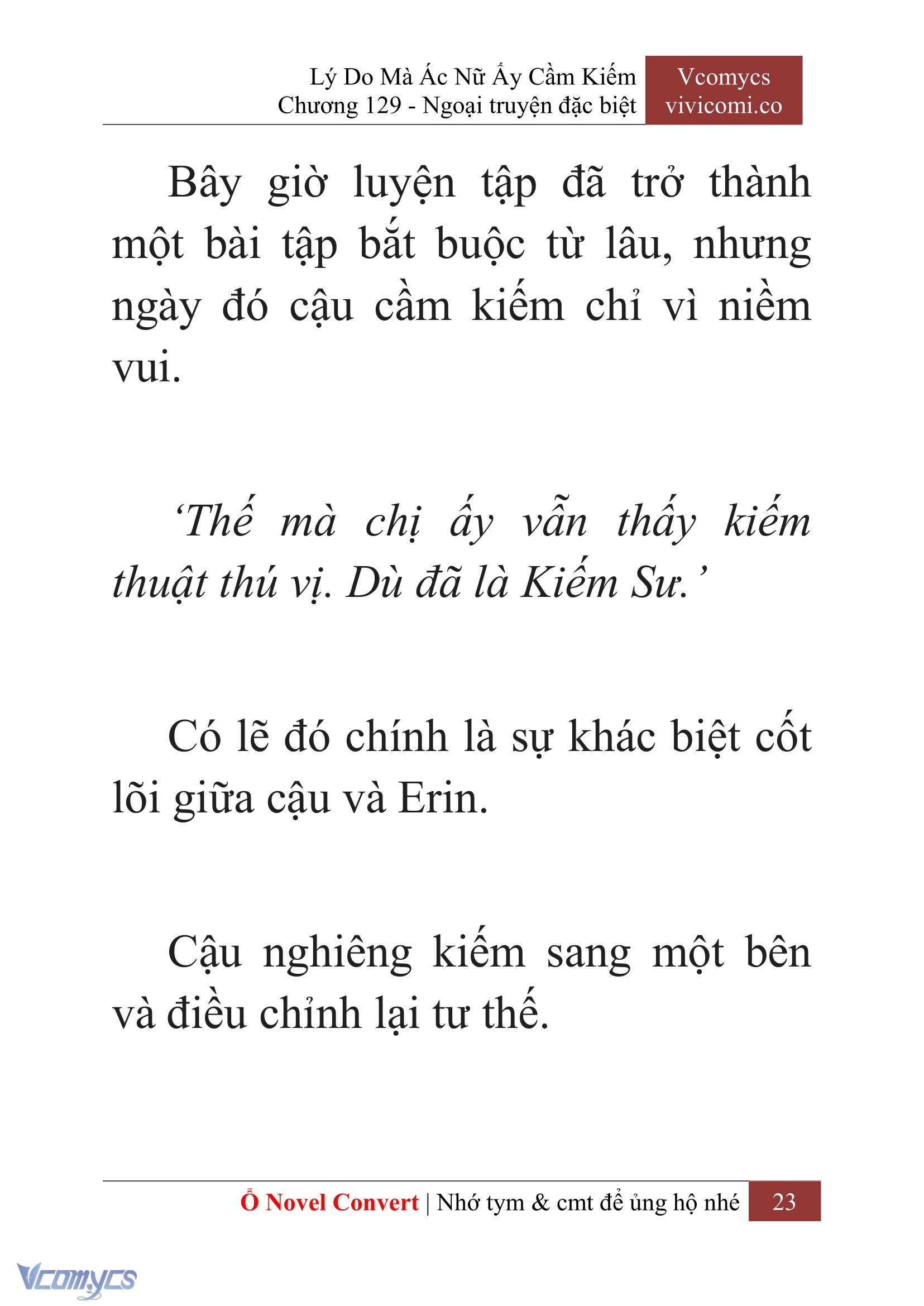 [Novel] Lý Do Mà Ác Nữ Ấy Cầm Kiếm Chap 129 - Trang 2