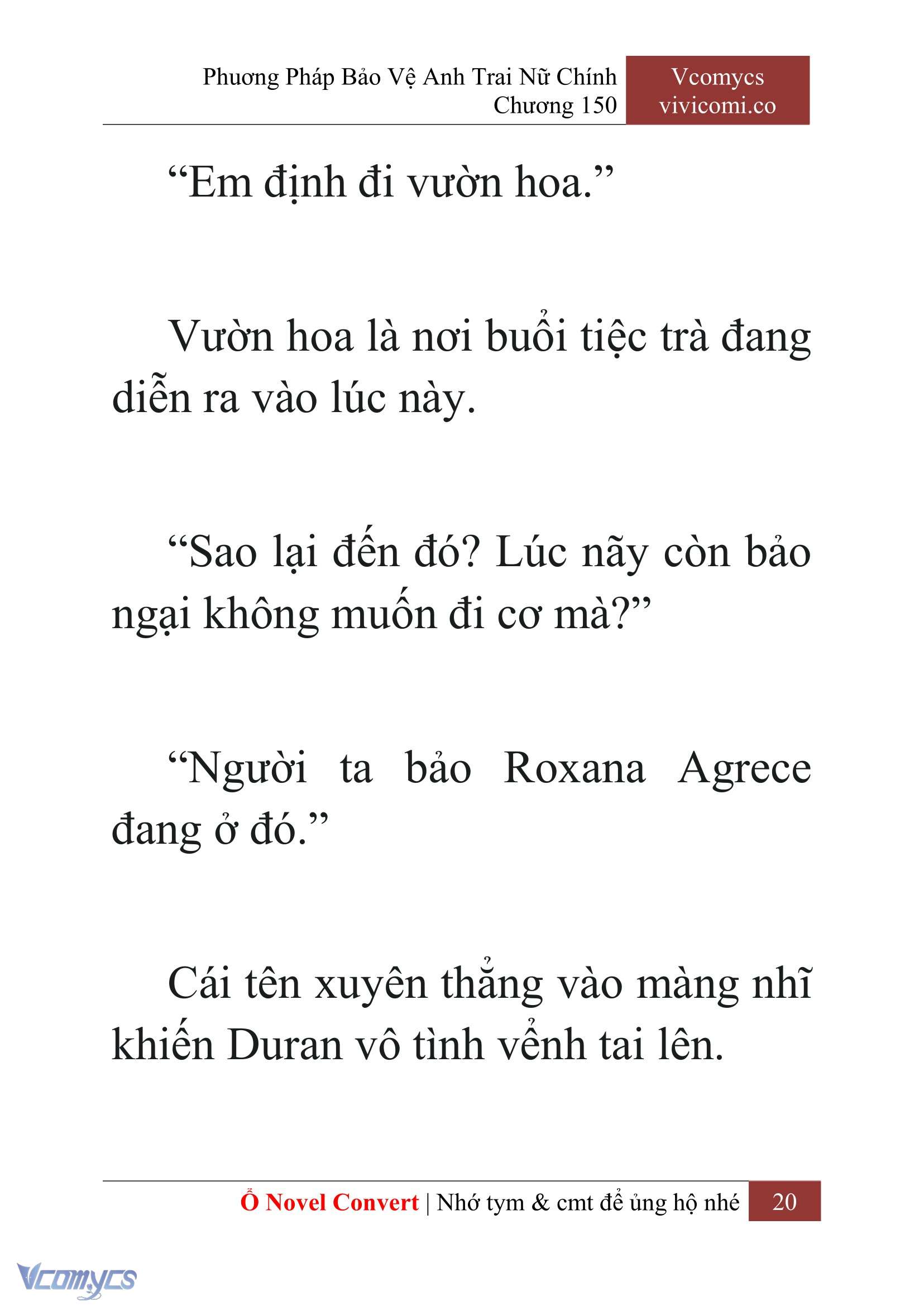 [Novel] Phương Pháp Bảo Vệ Anh Trai Nữ Chính Chap 150 - Next 