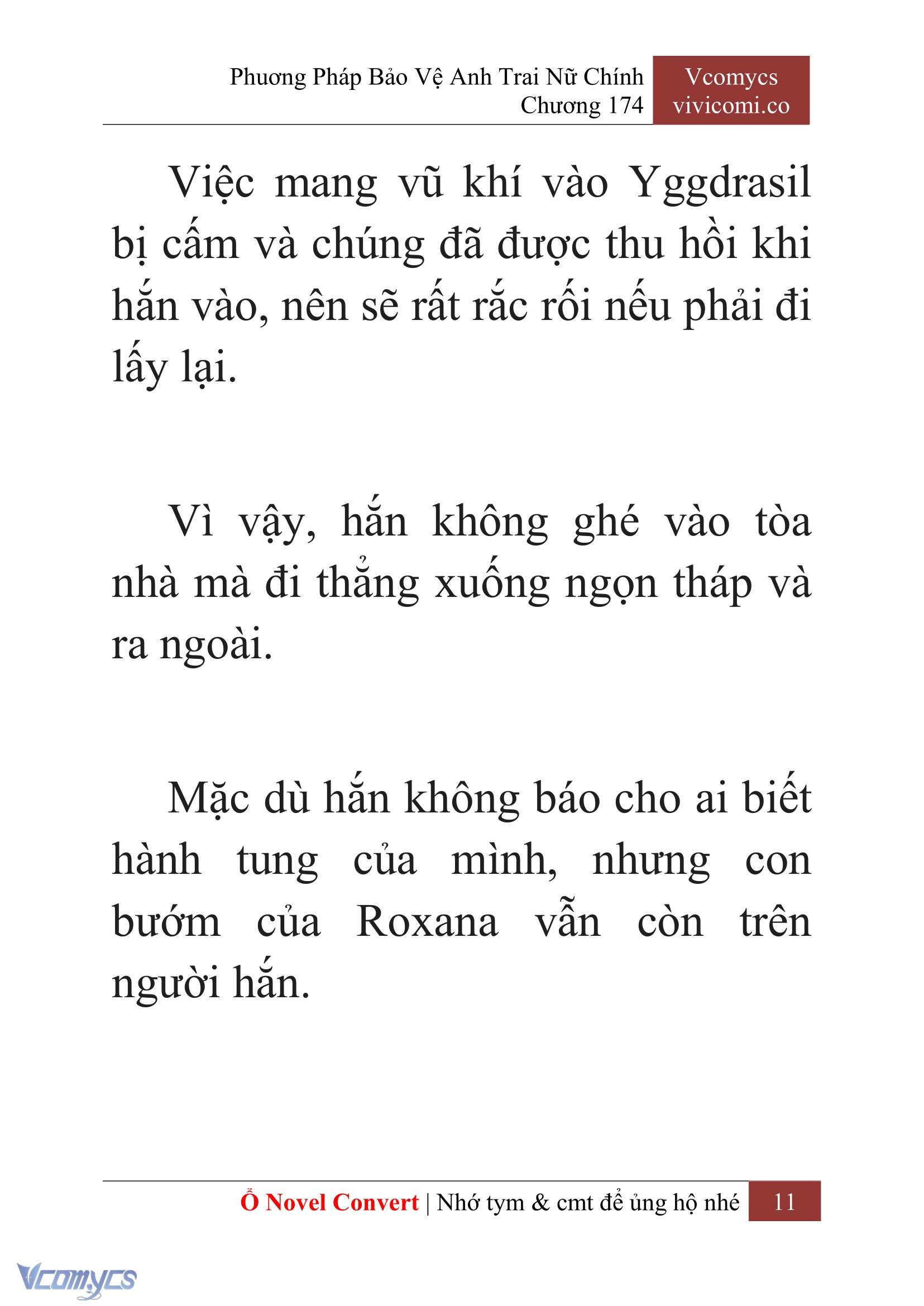 [Novel] Phương Pháp Bảo Vệ Anh Trai Nữ Chính Chap 174 - Next 