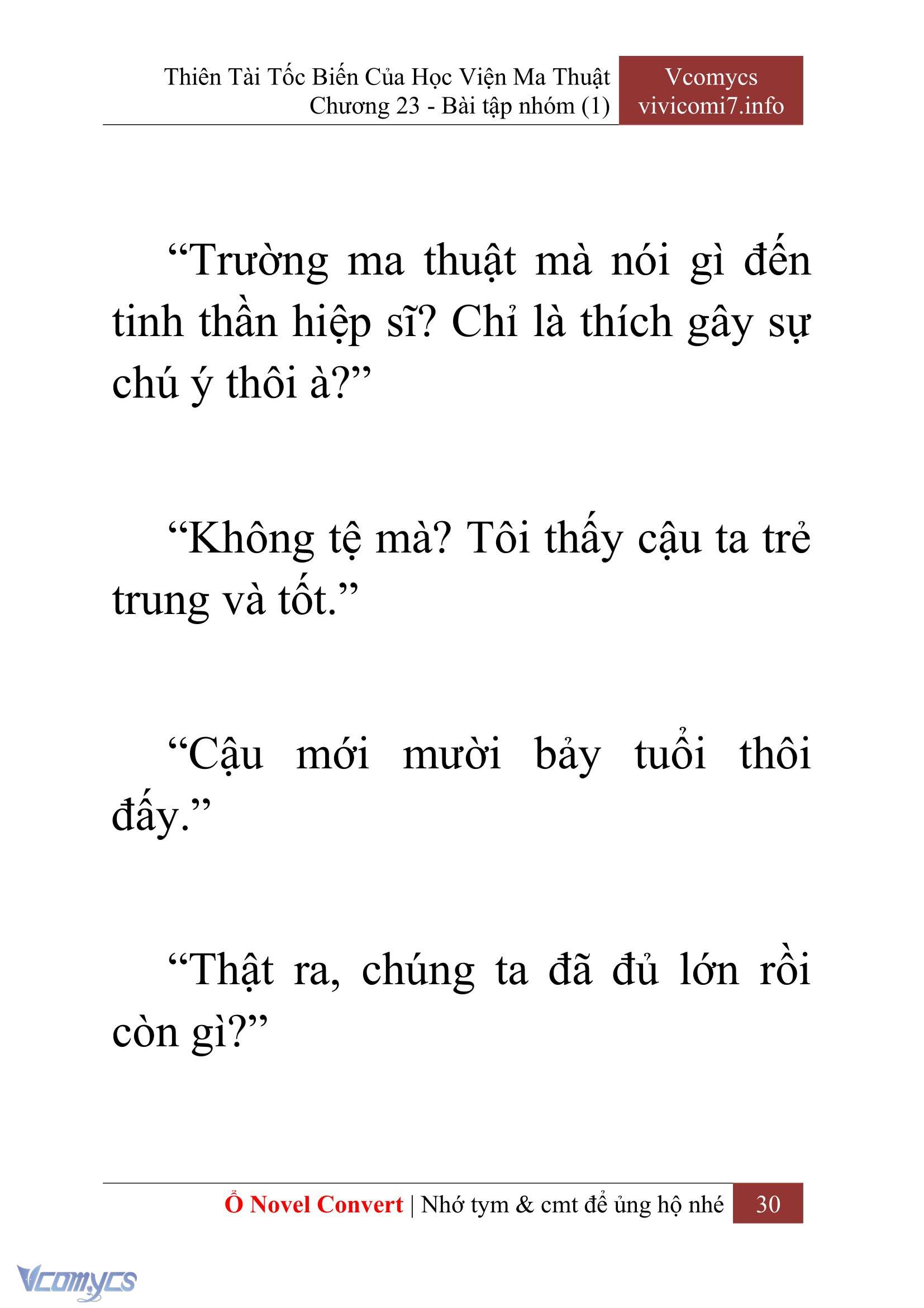 [Novel] Thiên Tài Tốc Biến Của Học Viện Ma Thuật Chap 23 - Trang 2