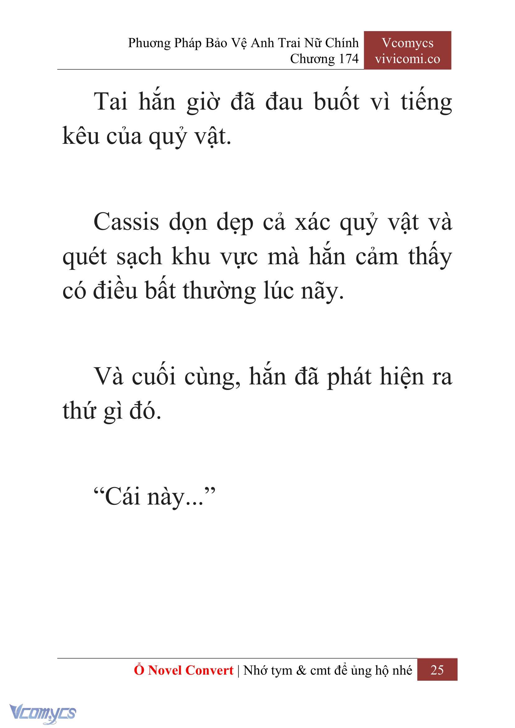 [Novel] Phương Pháp Bảo Vệ Anh Trai Nữ Chính Chap 174 - Next 