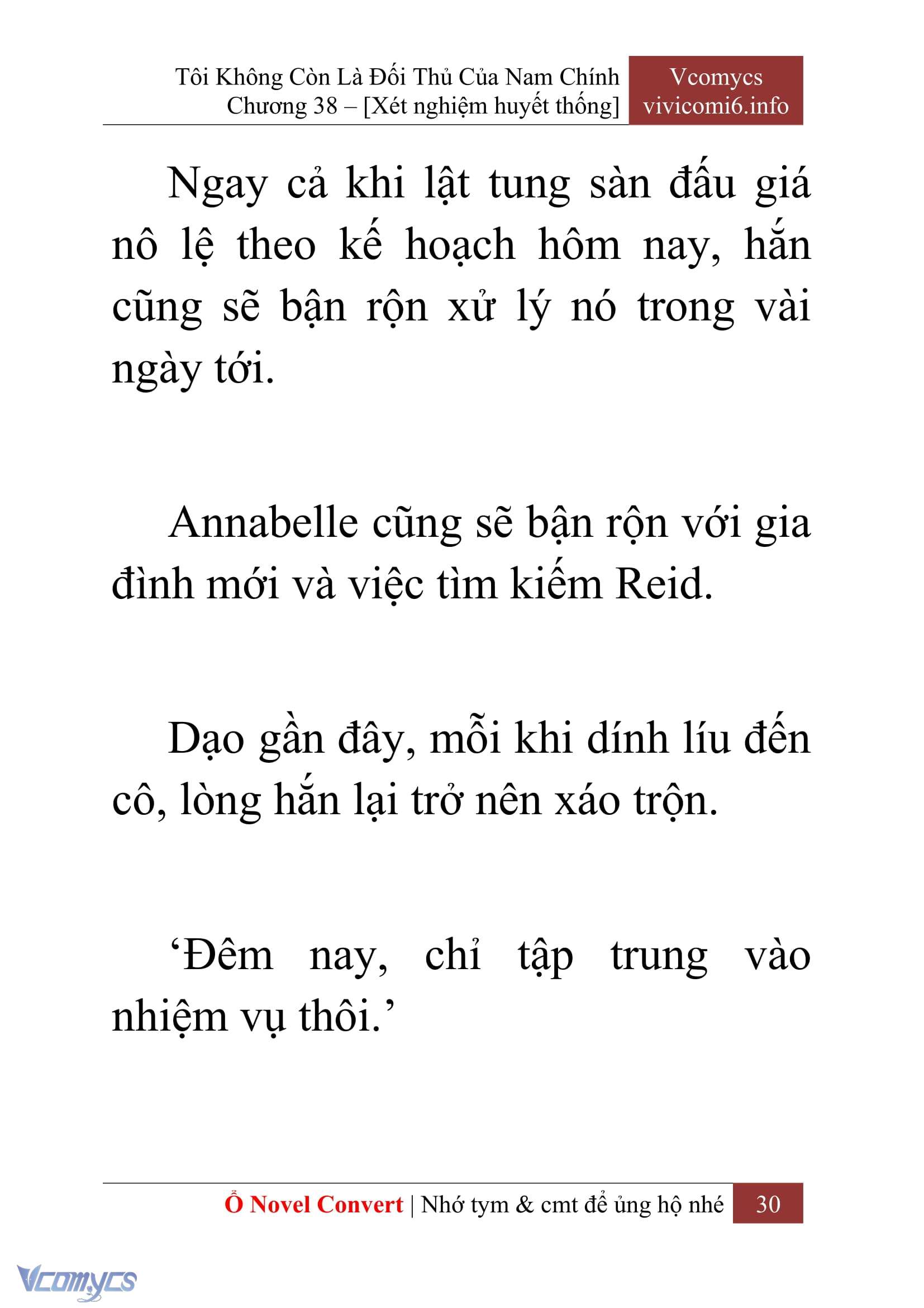 [Novel] Tôi Không Còn Là Đối Thủ Của Nam Chính Chap 38 - Next Chap 39