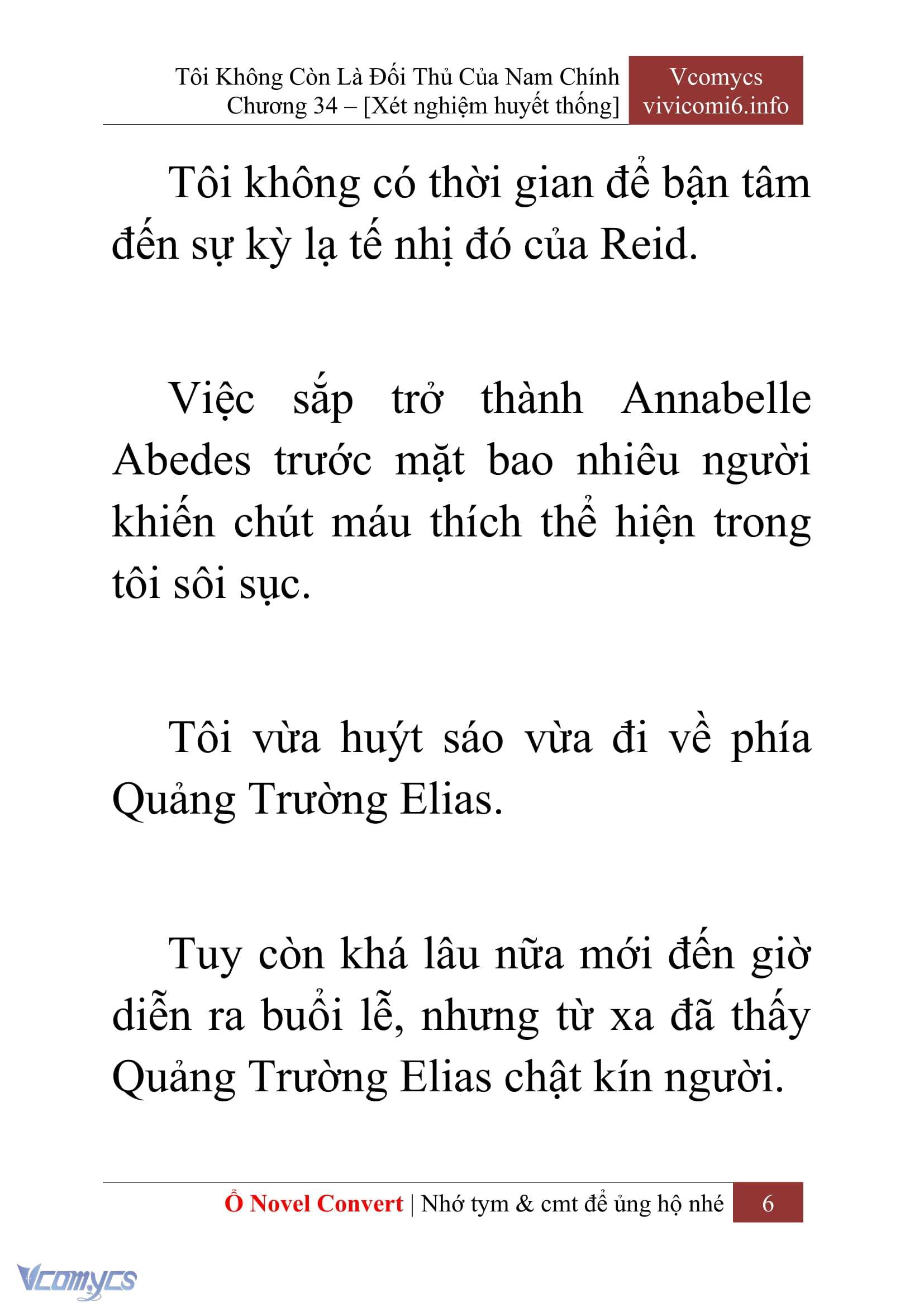 [Novel] Tôi Không Còn Là Đối Thủ Của Nam Chính Chap 34 - Trang 2
