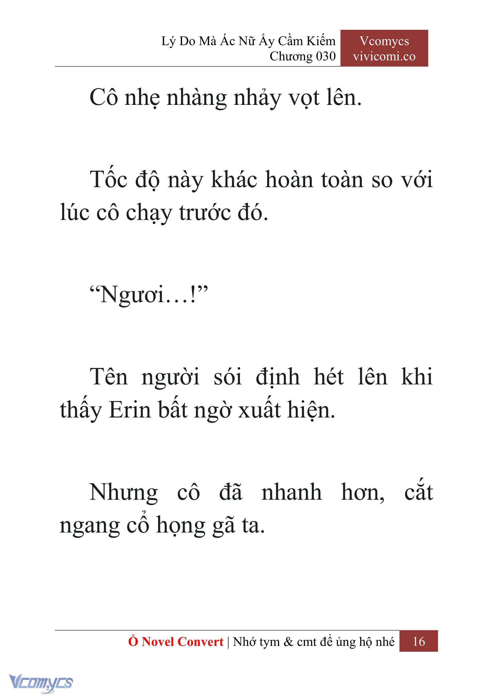 [Novel] Lý Do Mà Ác Nữ Ấy Cầm Kiếm Chap 30 - Trang 2