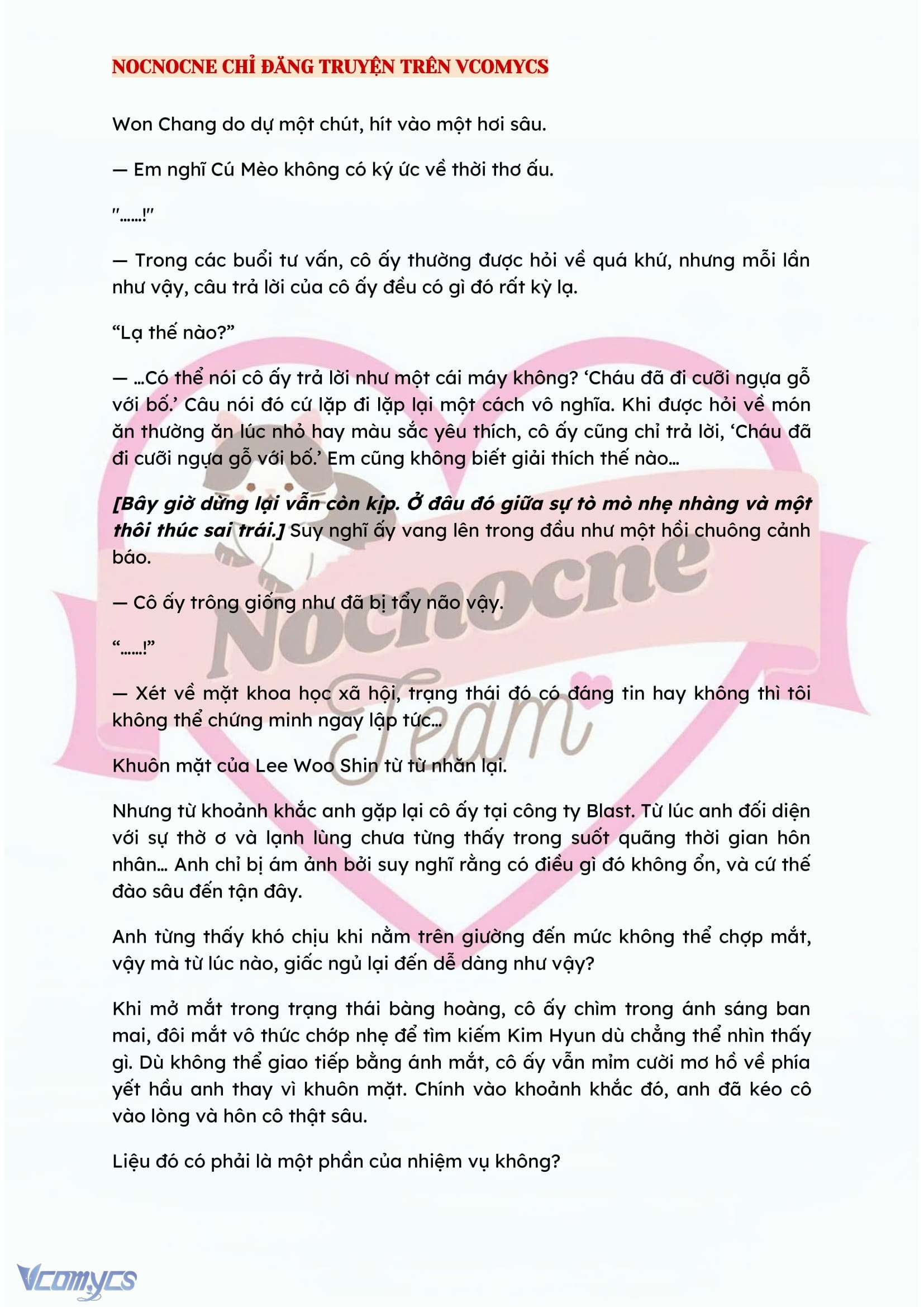 [NOVEL] KẾT HÔN VỚI KẺ TÂM THẦN Chap 93 - Next Chap 94