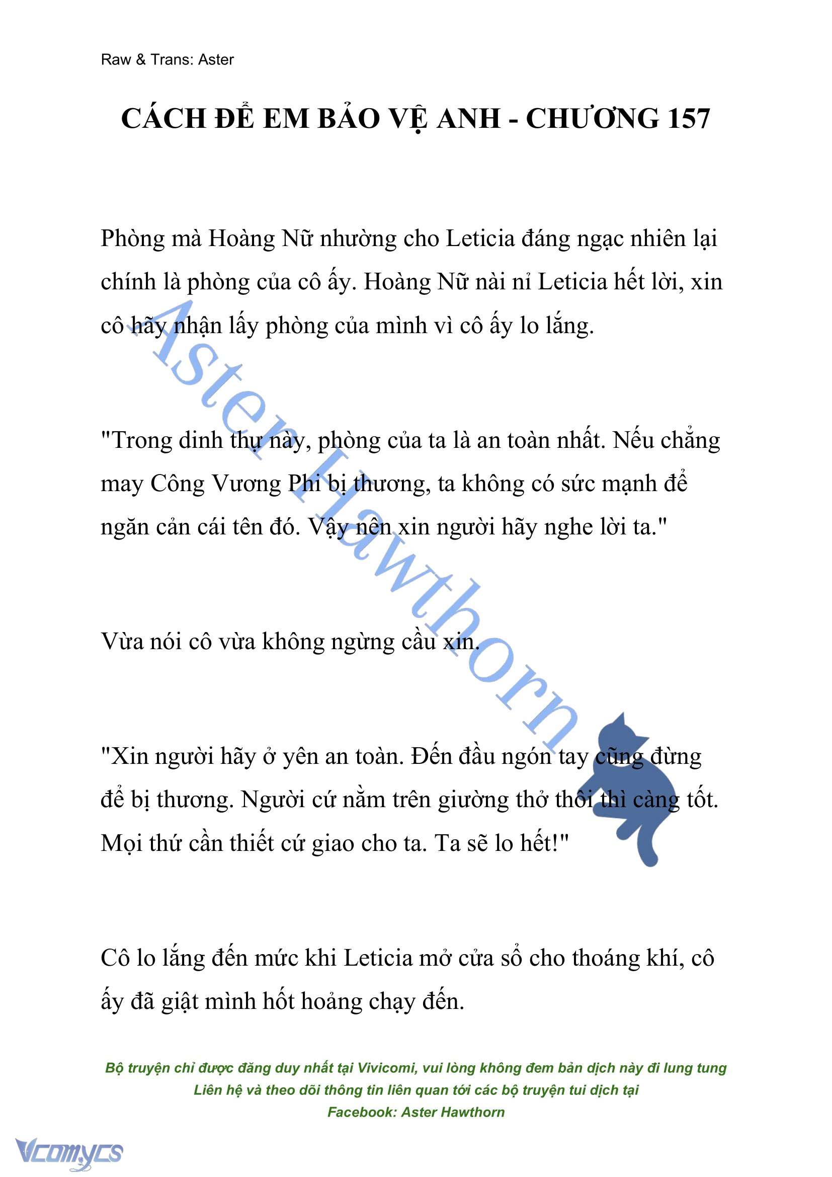 [NOVEL] Cách Để Em Bảo Vệ Anh Chap 157 - Trang 2