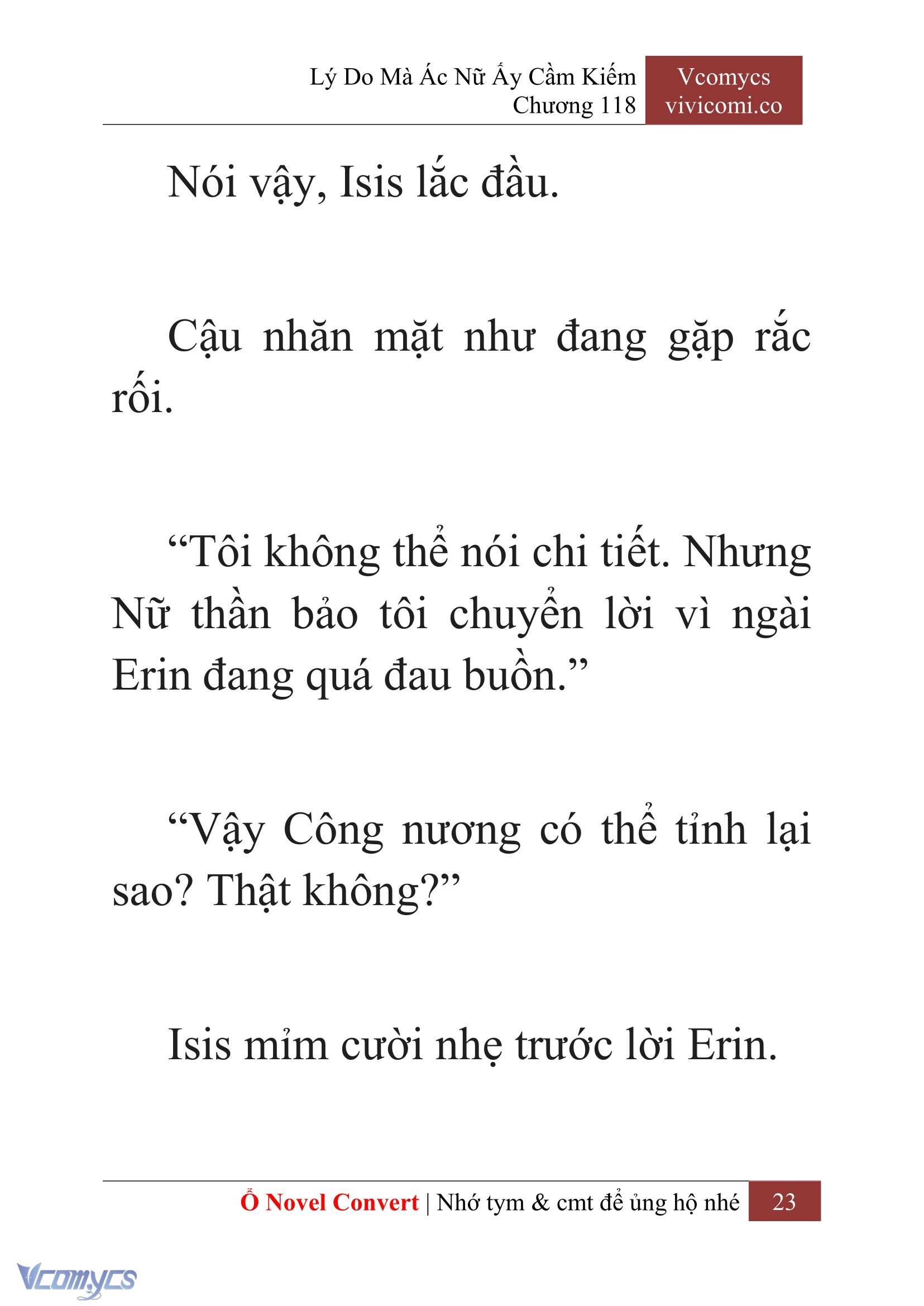 [Novel] Lý Do Mà Ác Nữ Ấy Cầm Kiếm Chap 118 - Trang 2