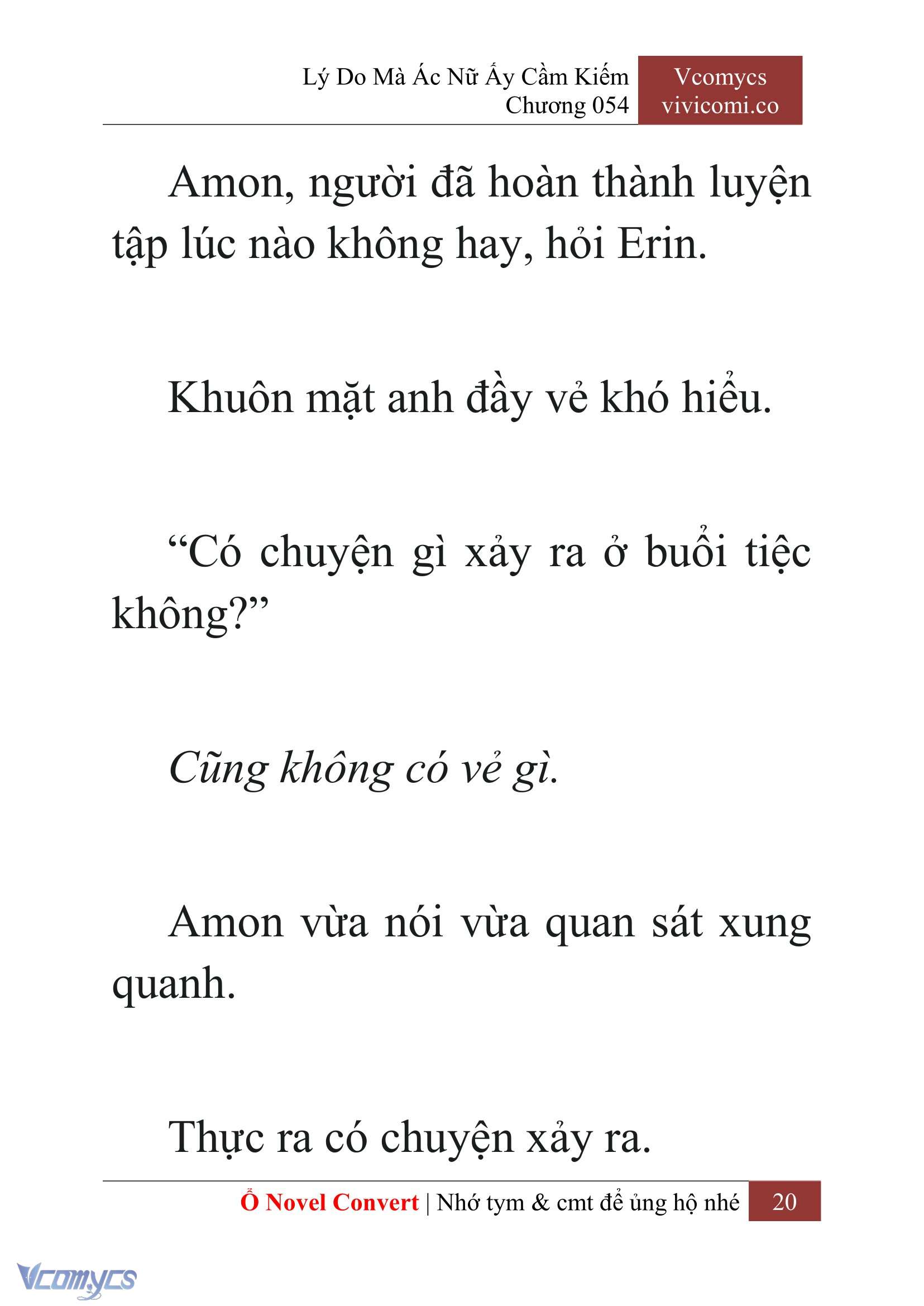 [Novel] Lý Do Mà Ác Nữ Ấy Cầm Kiếm Chap 54 - Trang 2
