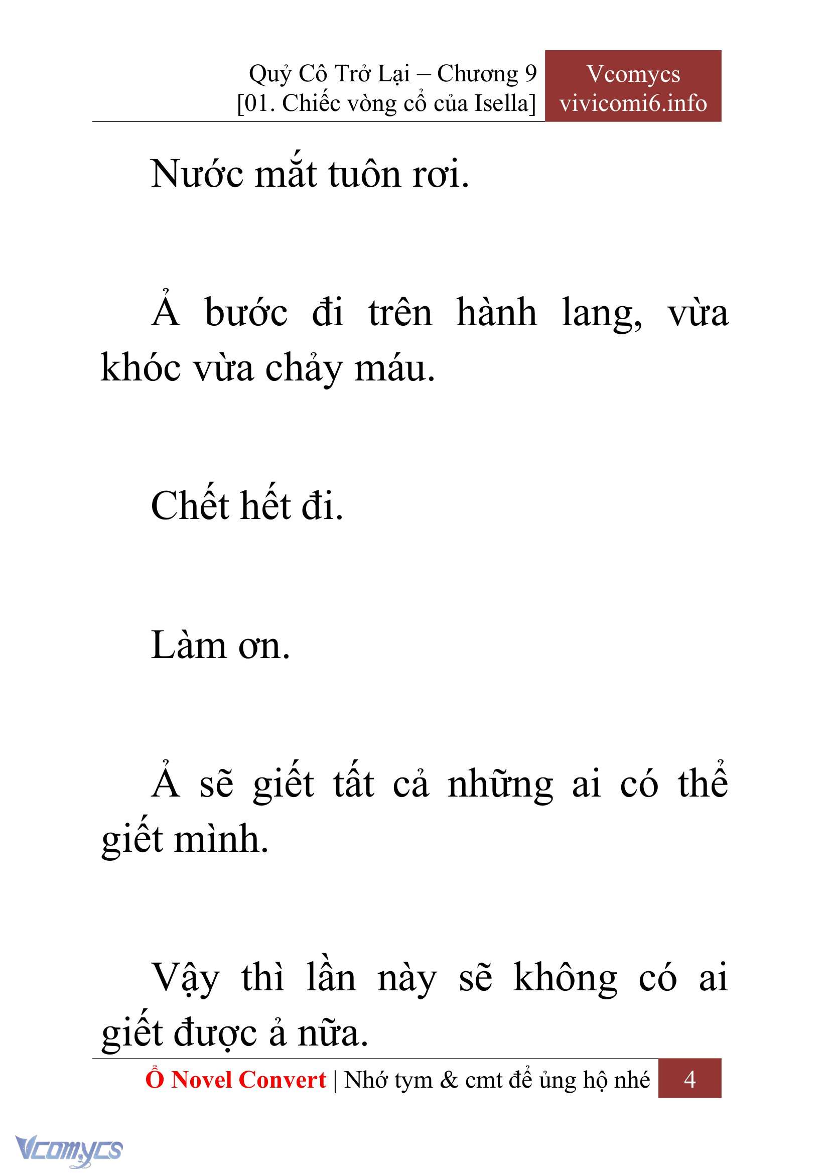 [Novel] Quý Cô Trở Lại Chap 9 - Trang 2