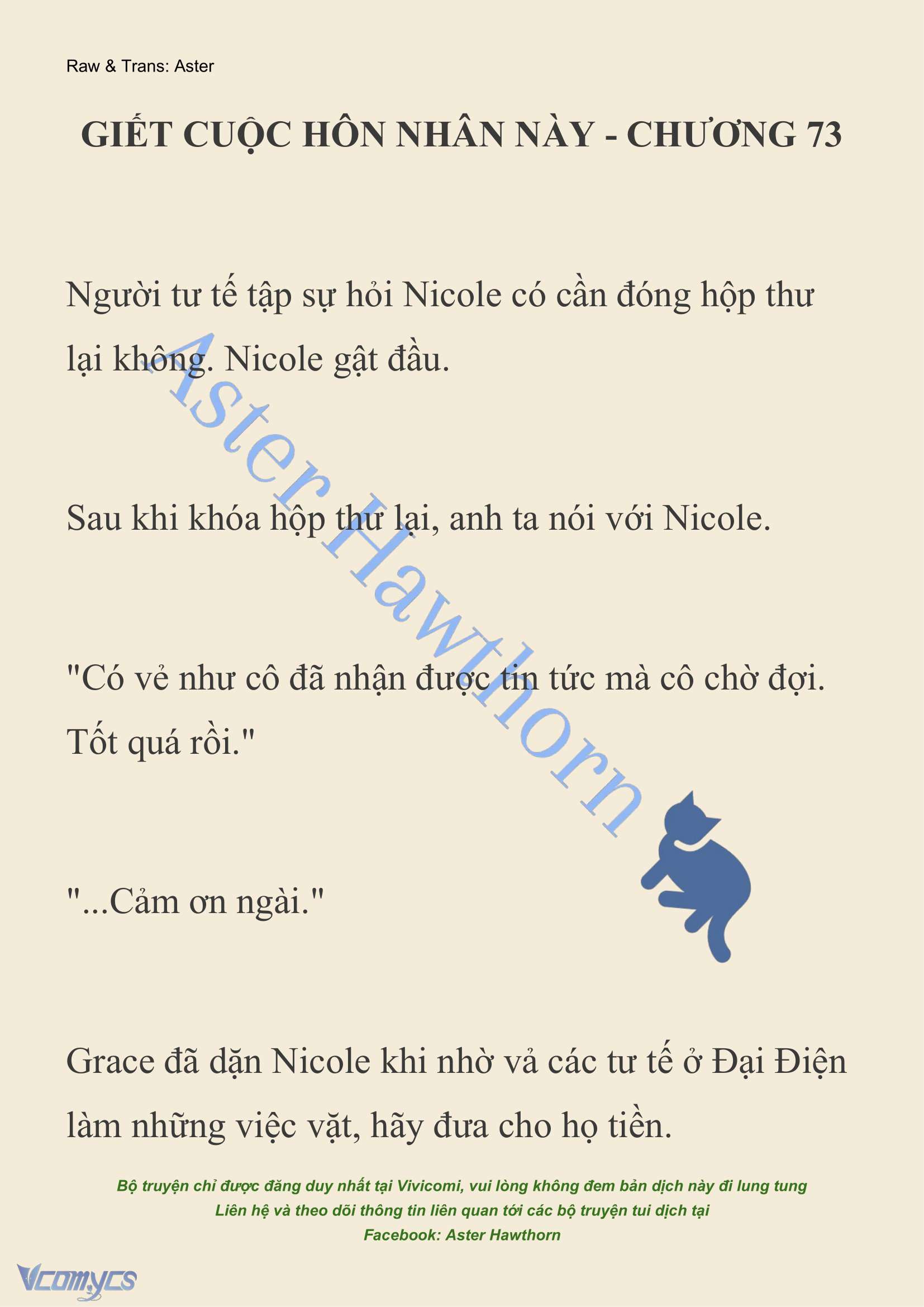 [NOVEL] Giết Cuộc Hôn Nhân Này Chap 73 - Trang 2